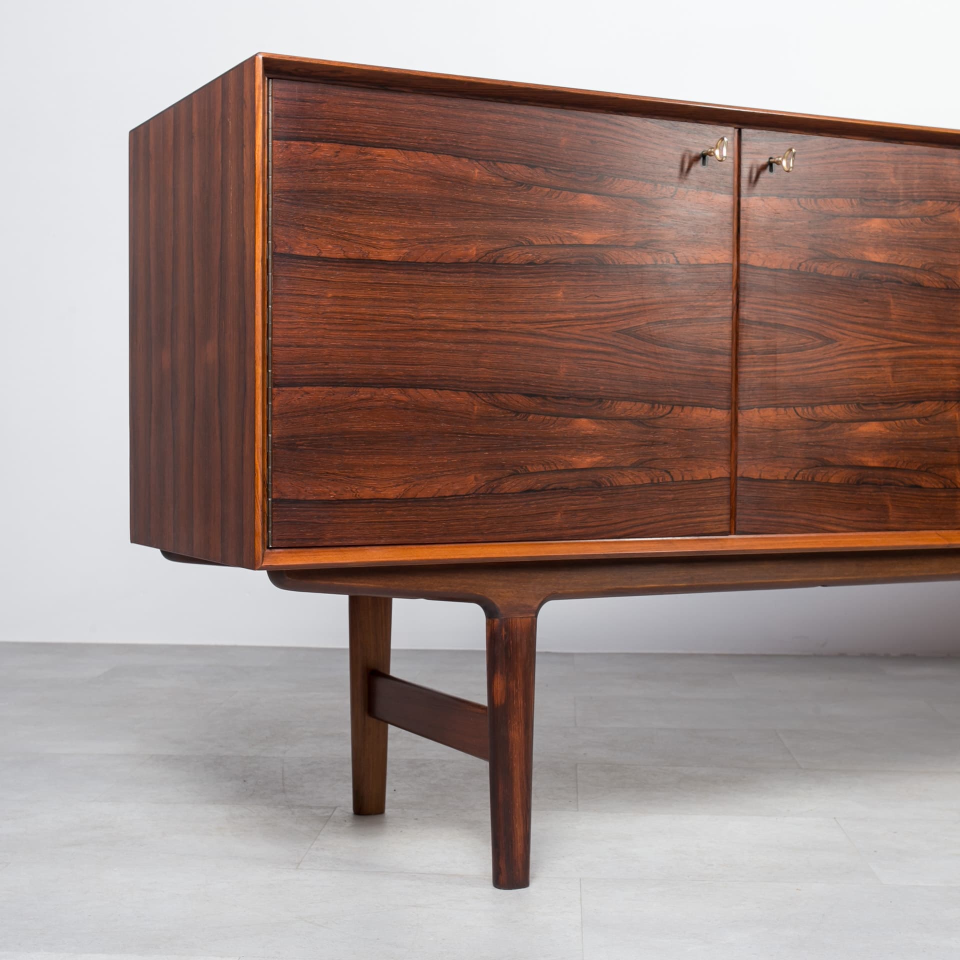 Sideboard Hertug, brown rosewood, by T. Afdal, Bruksbo, Norway, 1960s. - 8442