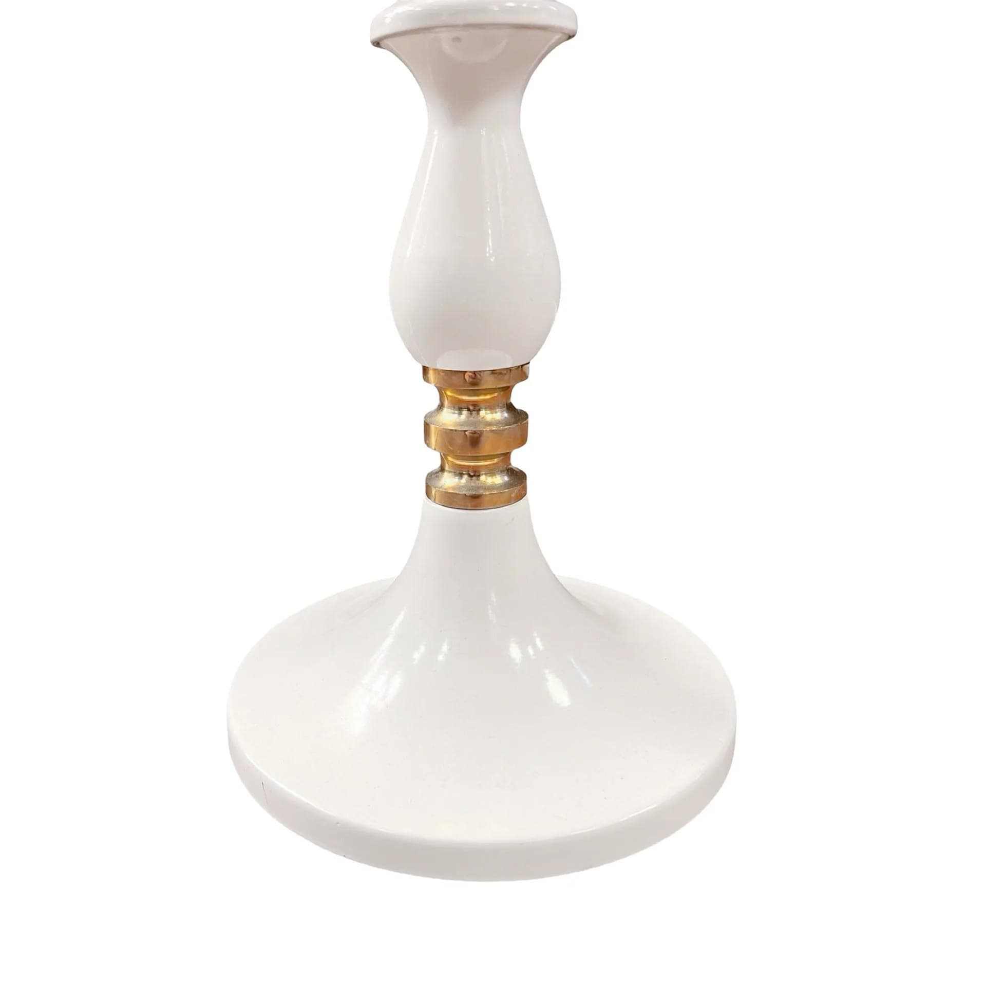 Lampa stołowa Z7307, biały, metal szkło, Czechosłowacja, lata 70. - 126003