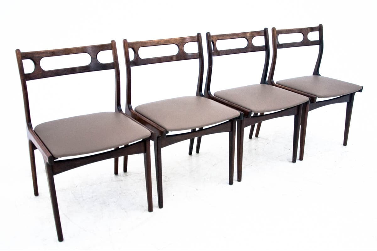 Rosewood Set of Chairs, by J. Andersen, Denmark, 1960s - 78612