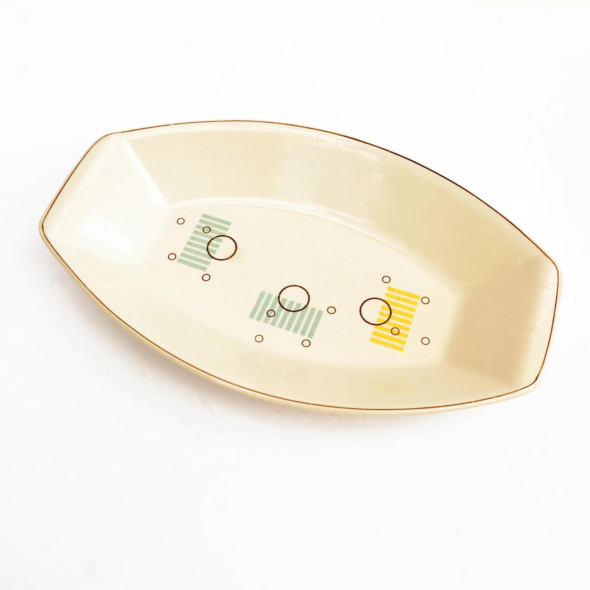 Półmisek, ivory white, porcelana, VEB Steingutfabrik Torgau, Niemcy, lata 50. - 129737