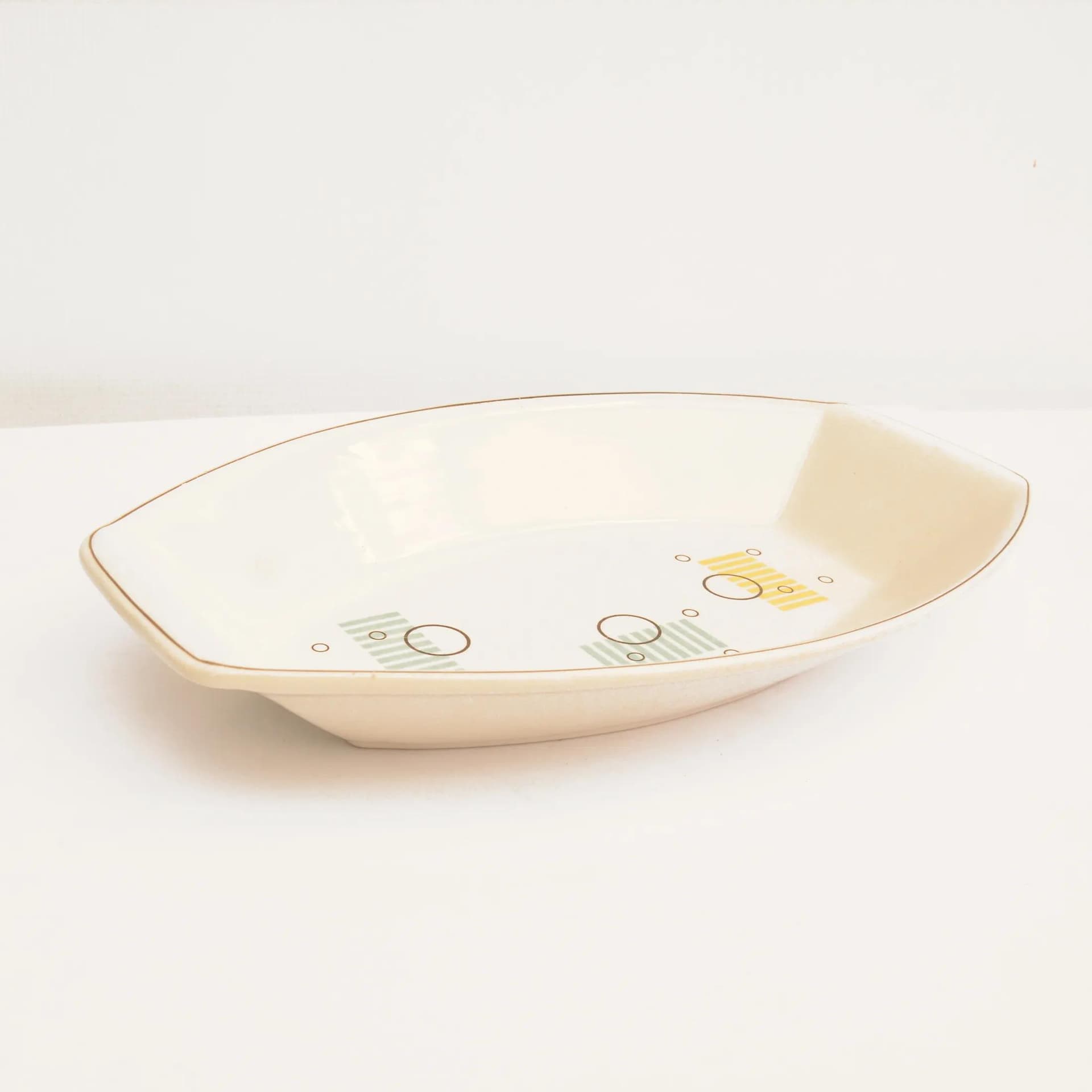 Półmisek, ivory white, porcelana, VEB Steingutfabrik Torgau, Niemcy, lata 50. - 129735