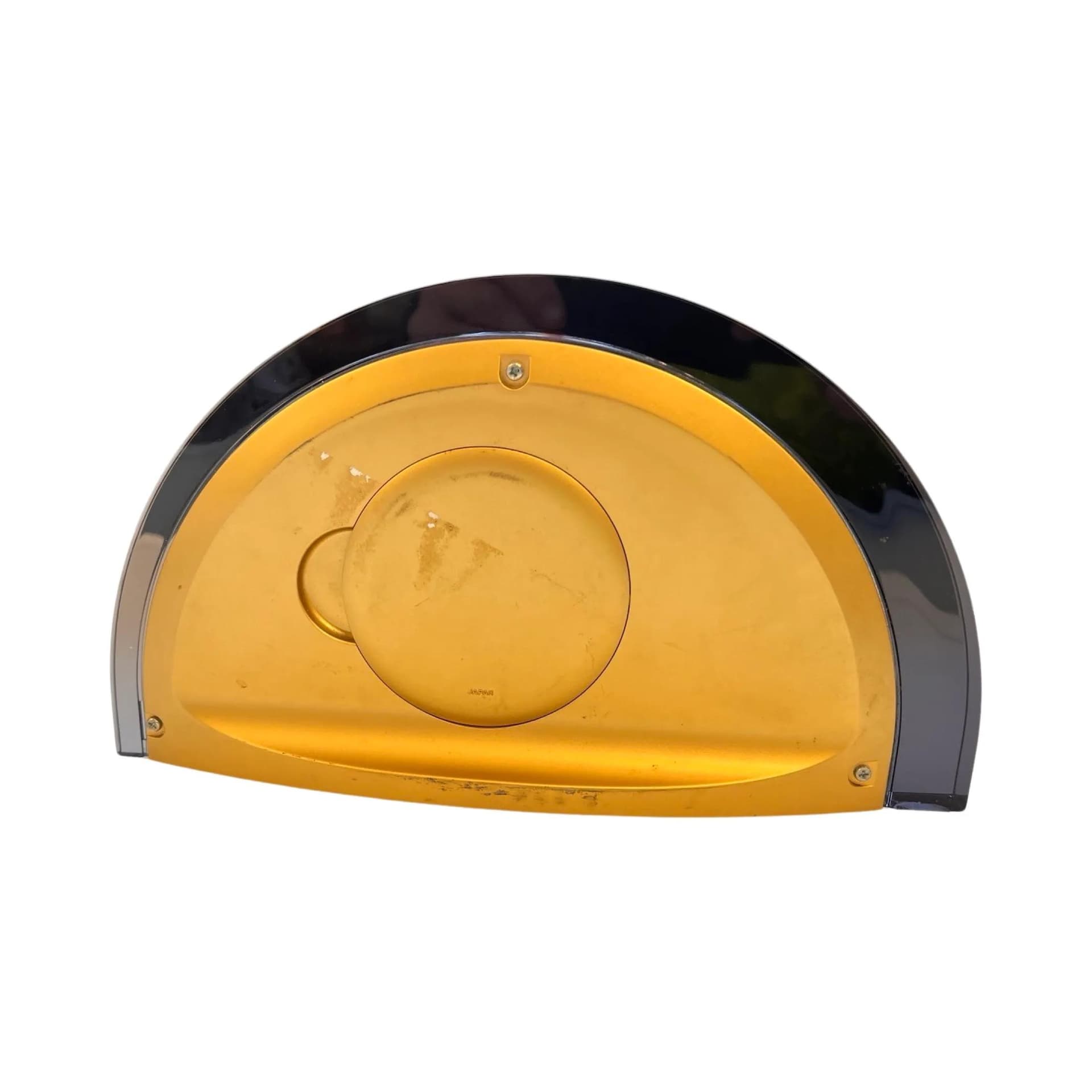 Zegar kominkowy Hollywood Regency, złoty, plastik, Seiko, Japonia, lata 80. - 129678