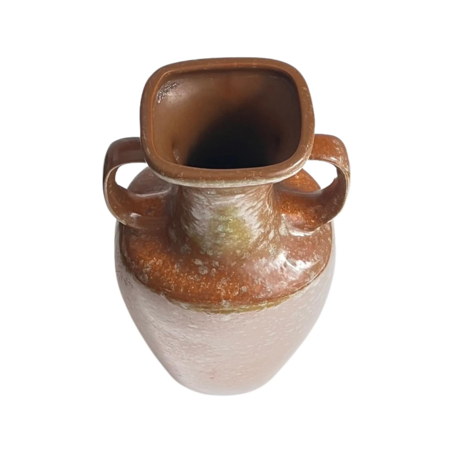 Wazon Amfora Cyrkon, brązowy, ceramika, Polska, lata 70. - 129650