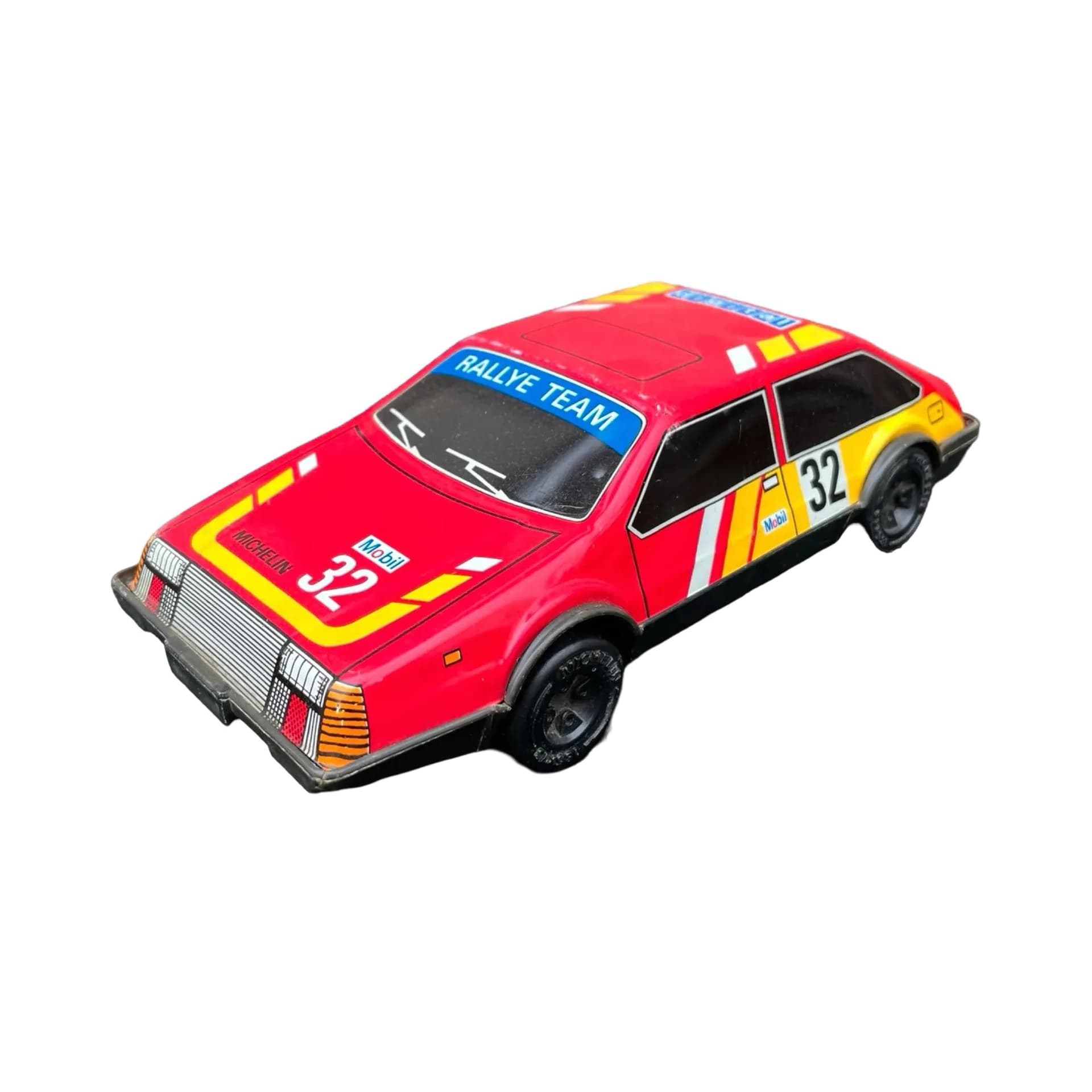 Model Car Road Star, red metal, East Germany, 1980s.