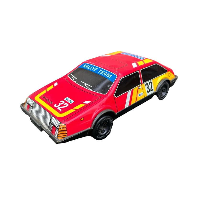 Model Car Road Star, red metal, East Germany, 1980s.