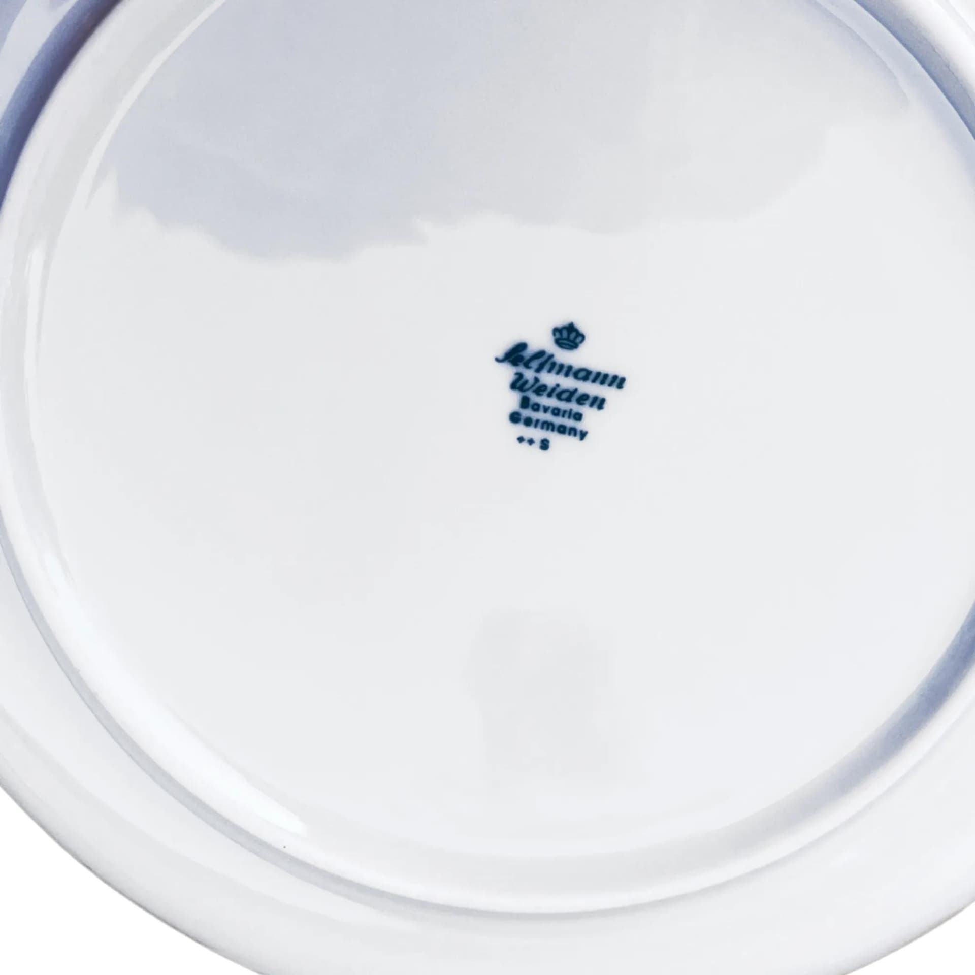 Breakfast trio set, white porcelain, Seltmann Weiden, Germany, 1980s. - 129434