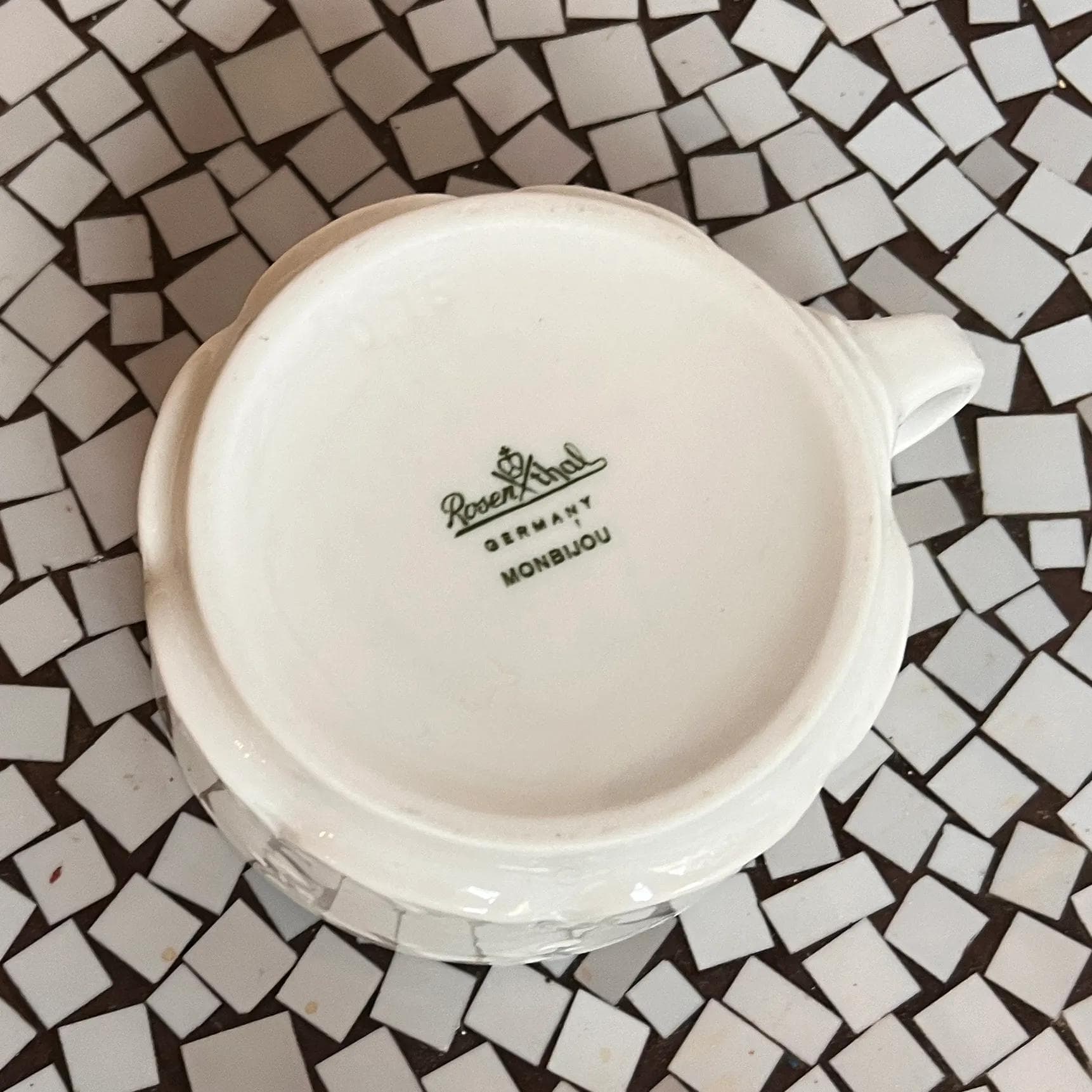 Filiżanka Monbijou, biały, porcelana, Rosenthal, Niemcy, lata 70. - 129170