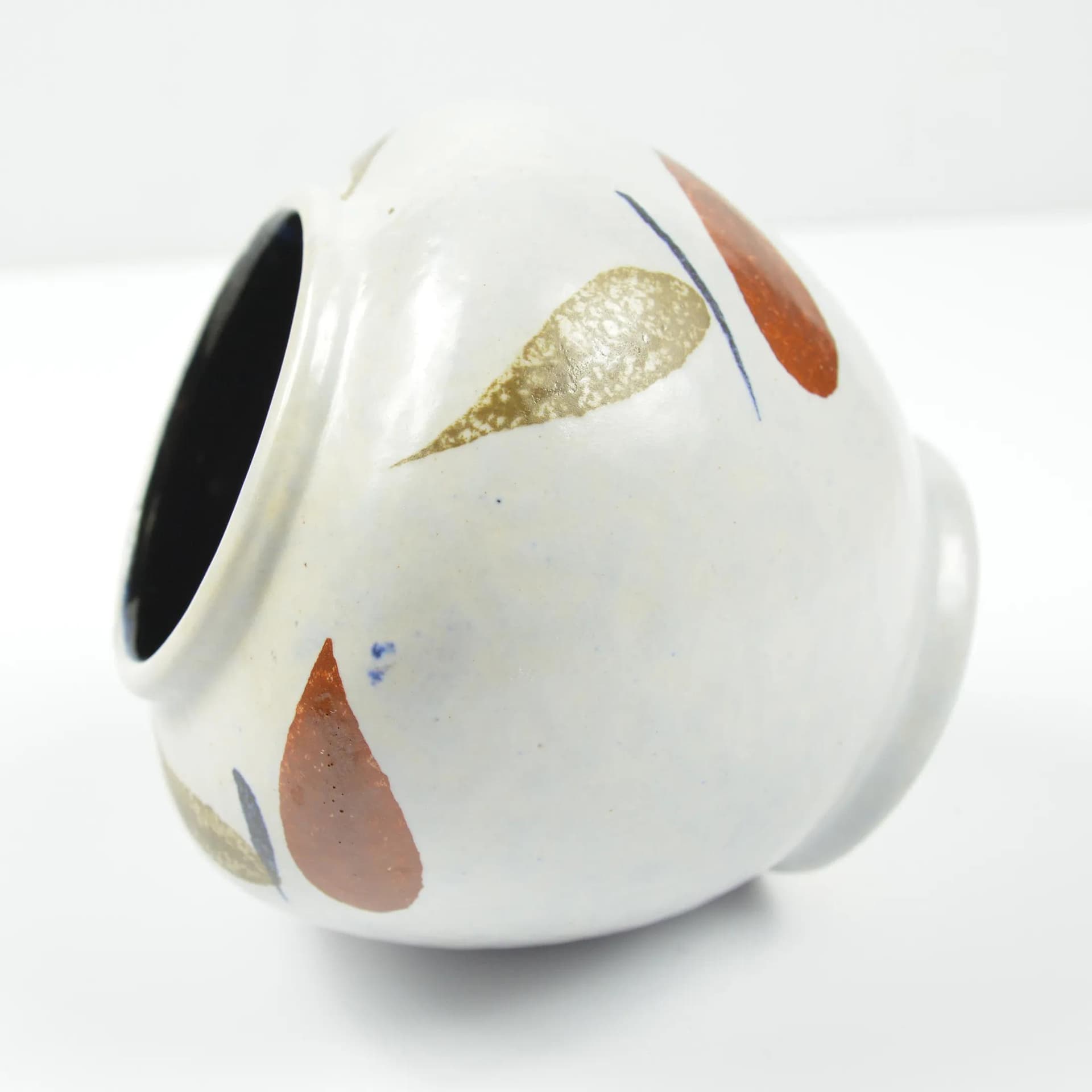 Wazon Silberdistel Zierkeramik, multikolor, kamionka, Niemcy, lata 60. - 129131