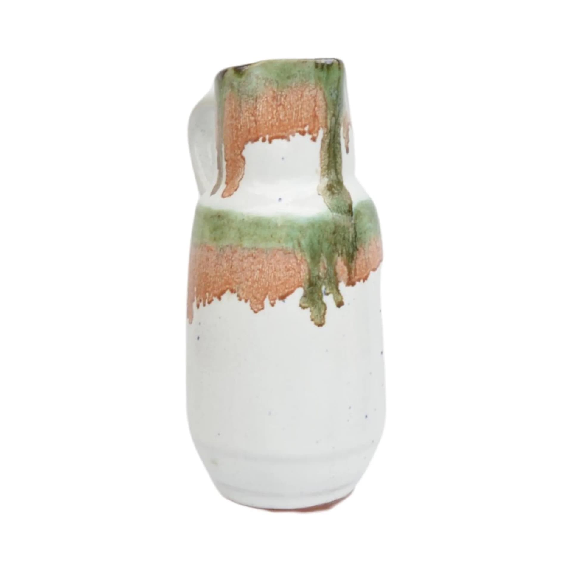 Dzbanek, Bŭlgarsko Narodno Tvorchestvo, biały, fajans, Bułgaria, lata 70. - 129105