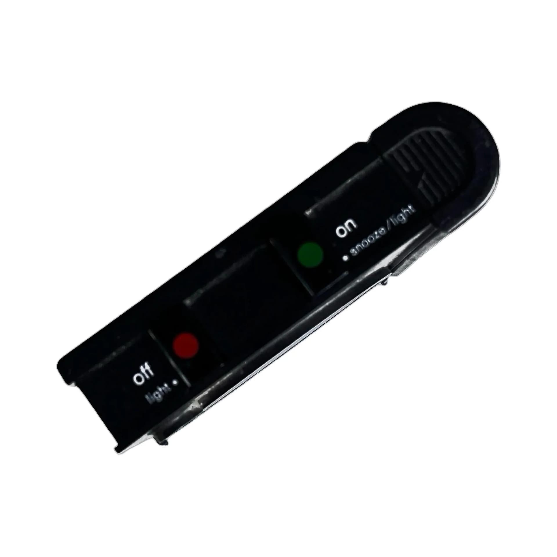 Travel alarm clock, black plastic, by D. Rams, Braun, Germany, 1990s. - 129049