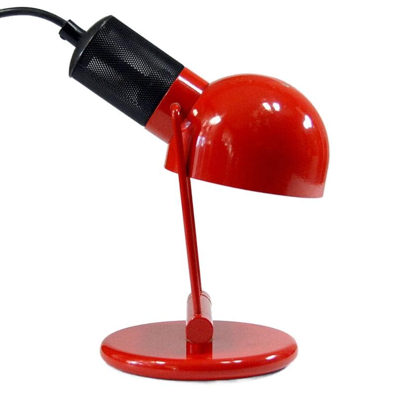Red Metal Desk Lamp, Italy, 1990s - 8519