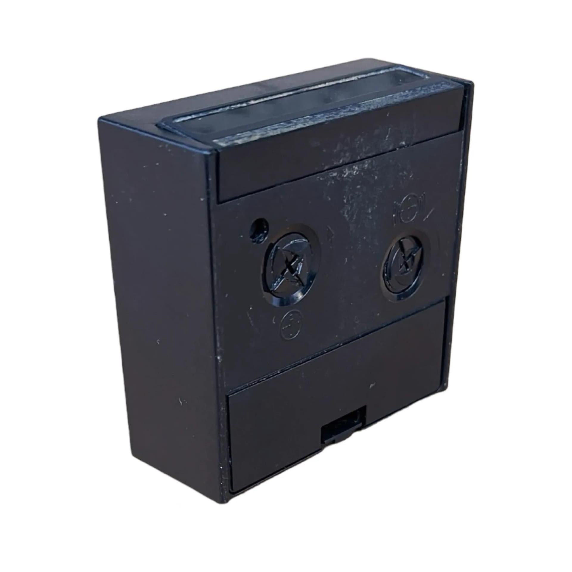 Budzik Tempic, czarny, plastik, Niemcy, lata 70. - 128891