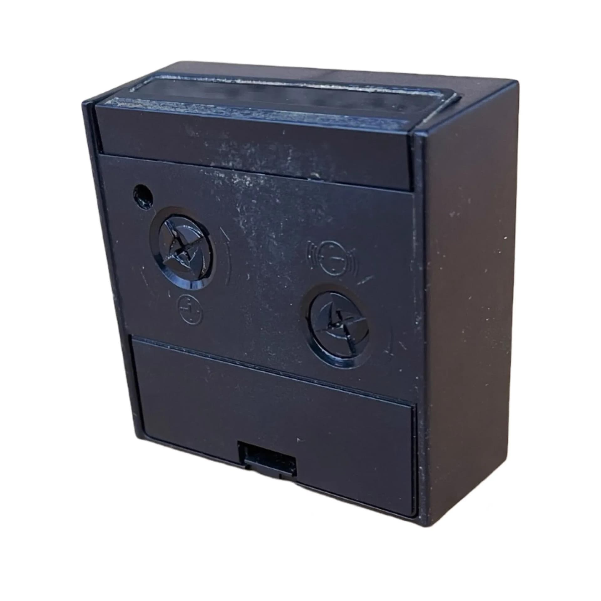 Budzik Tempic, czarny, plastik, Niemcy, lata 70. - 128892