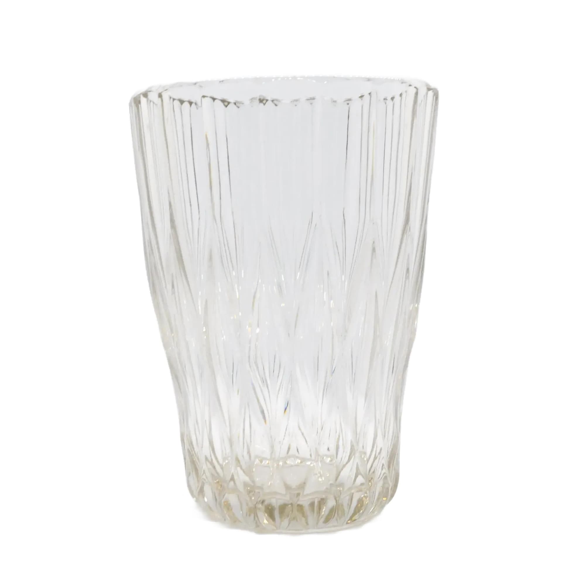 Wazon, szkło transparent, proj. J. Řepásek, Poděbrady, Czechosłowacja, lata 60.