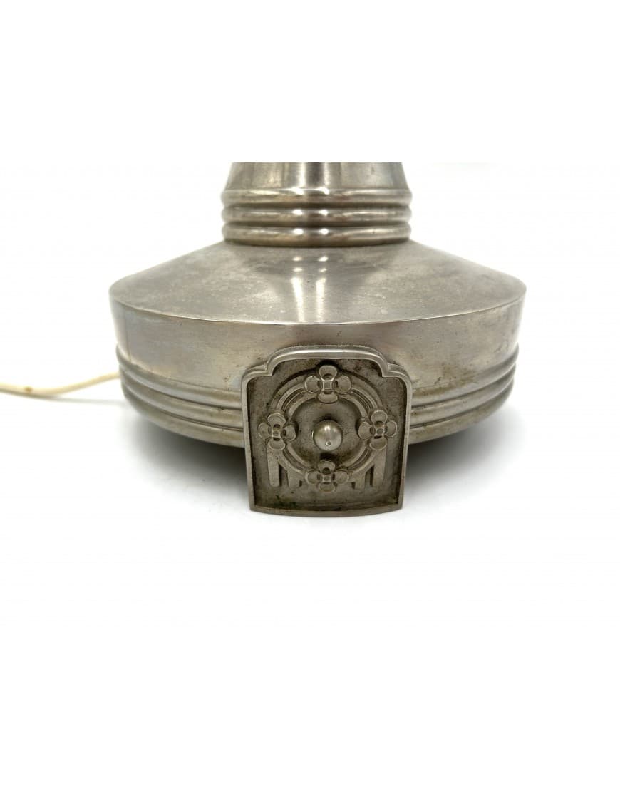 Beżowa lampa stołowa z abażurem, Europa Zachodnia, lata 50. - 192027