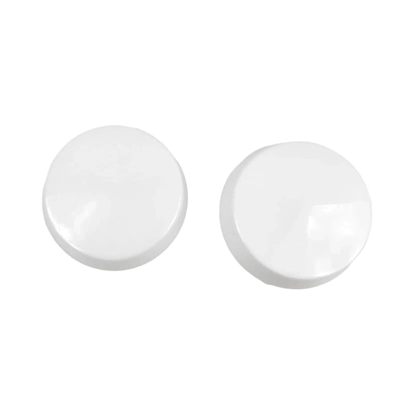 Pair of ceiling lights, white glass, Germany, 1970s.