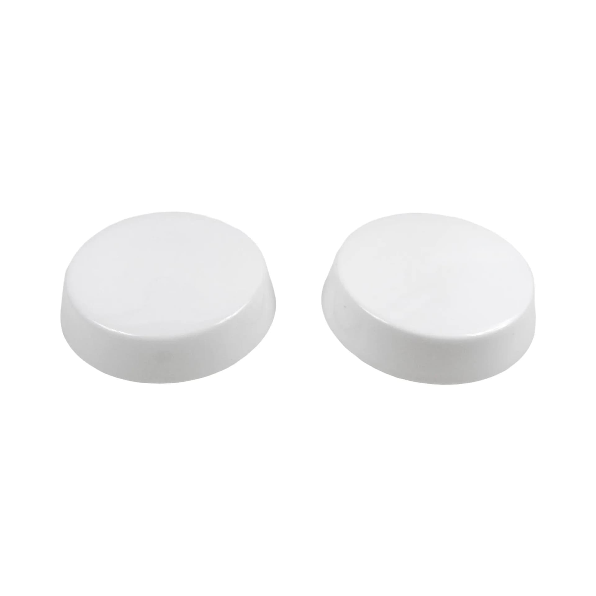 Pair of ceiling lights, white glass, Germany, 1970s. - 128829