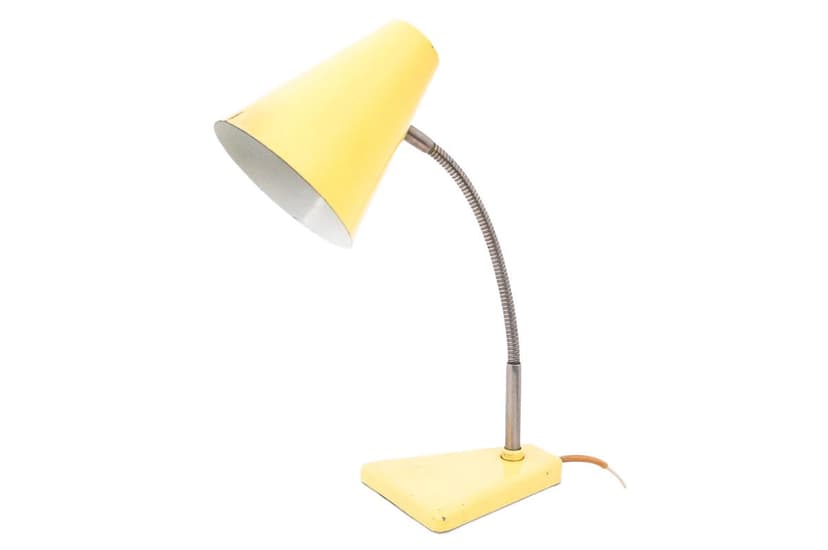 Yellow Table Lamp, Poland, 1960s
