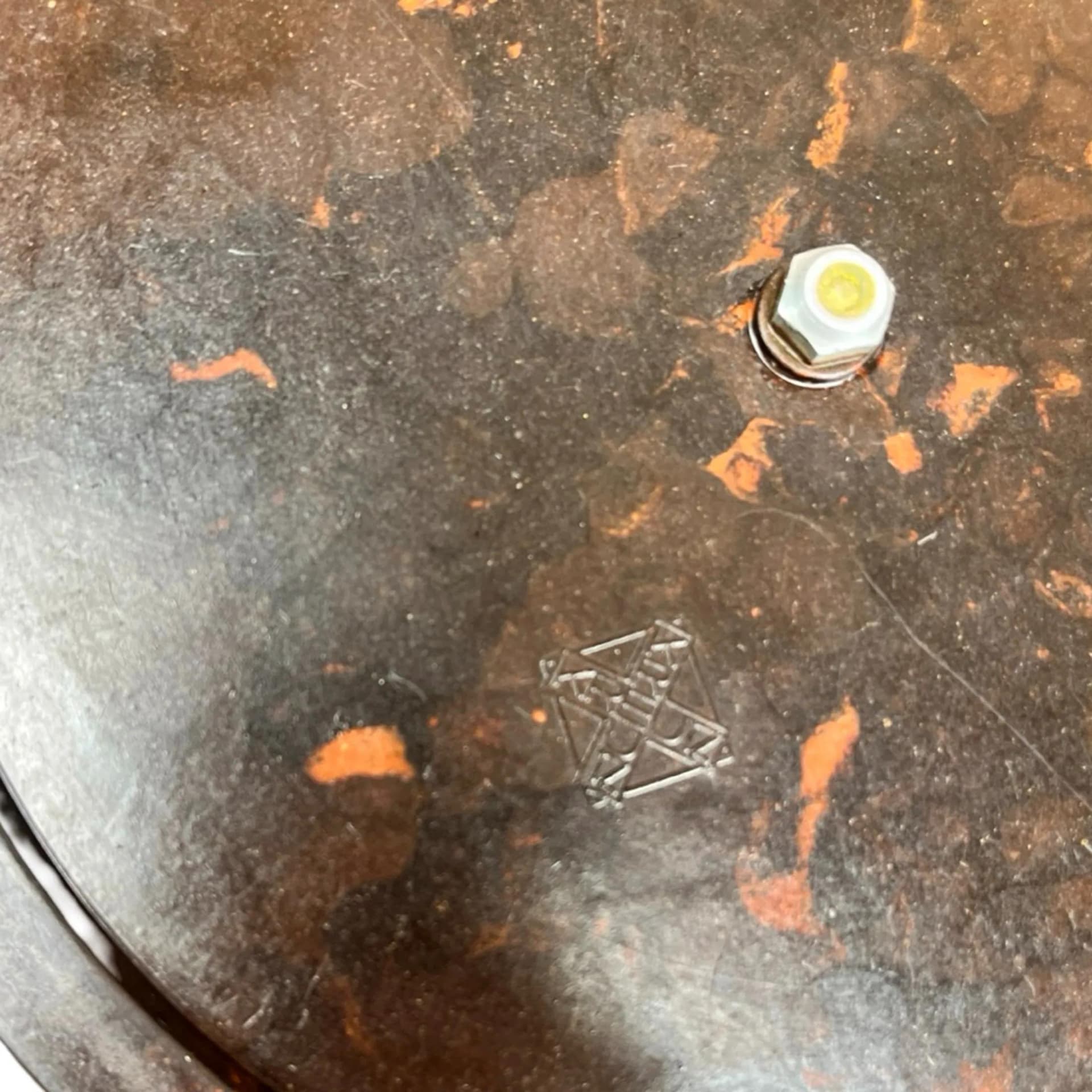 Taca obrotowa Art déco, brązowy bakelit, Kreutz, Niemcy, lata 30. - 128746