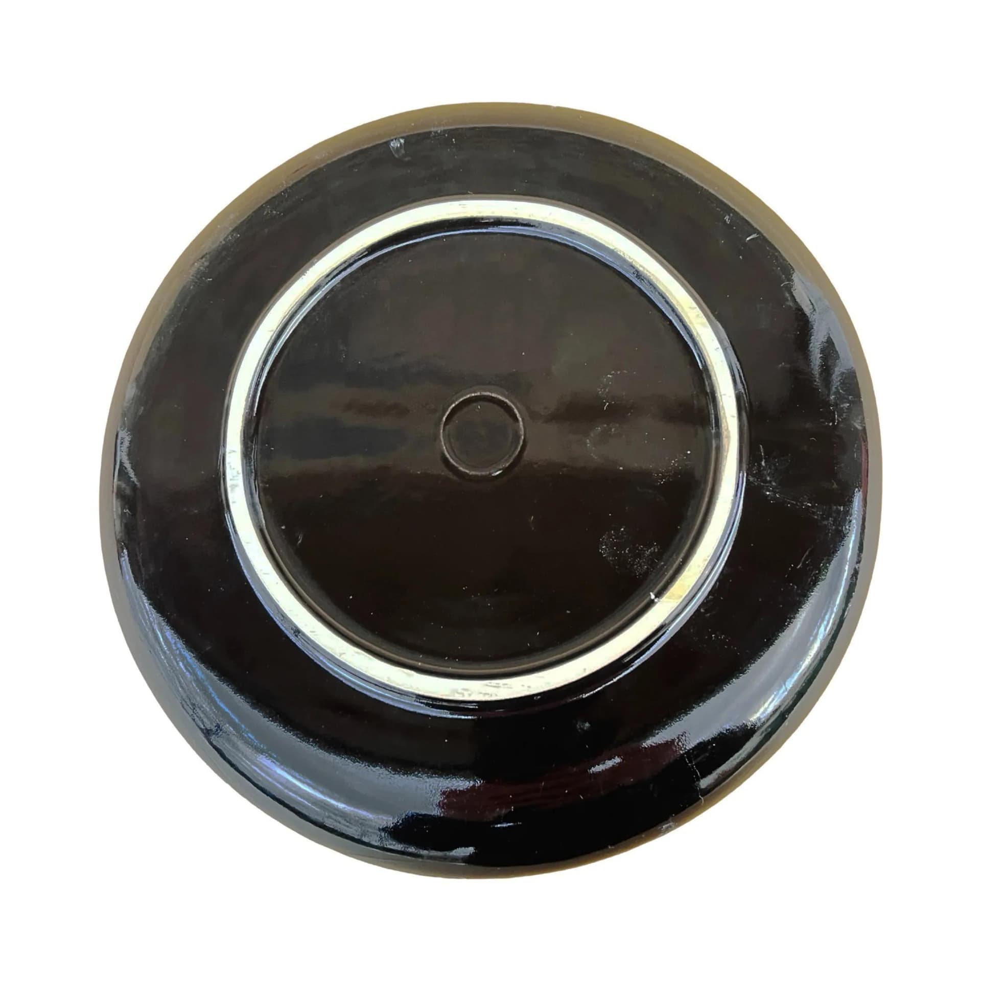 Sectional Plate, Black Stoneware, Germany, 1990s - 128668