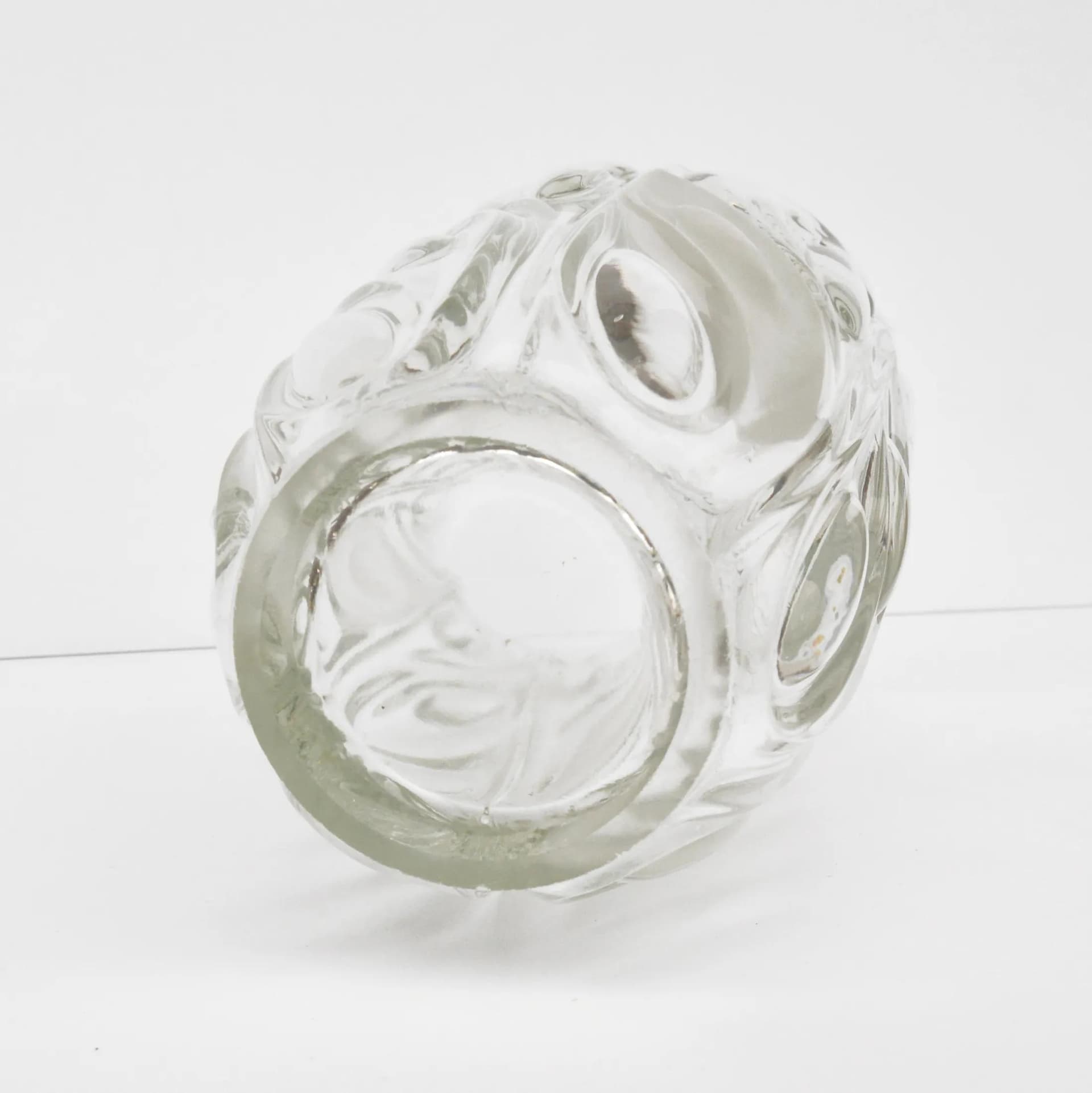 Wazon duży, szkło transparent, proj. F. Pečený, Heřmanova Huť, Czechosłowacja, lata 70. - 128599