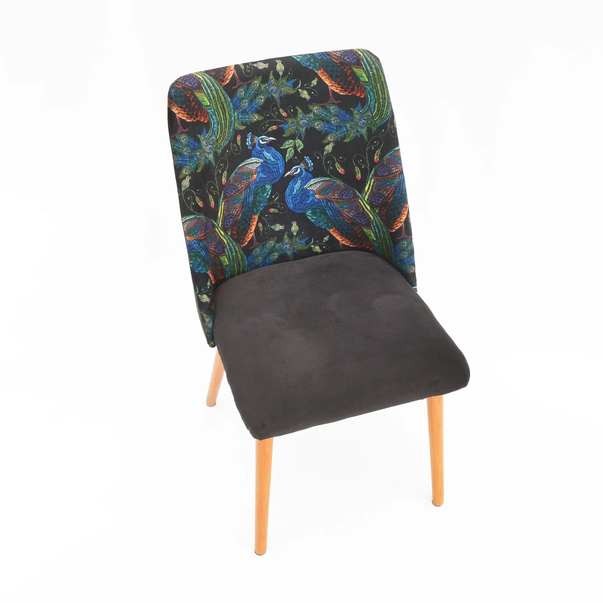 Krzesło patyczak, czarny, buk, Słupskie Fabryki Mebli, Polska, lata 60. - 128534