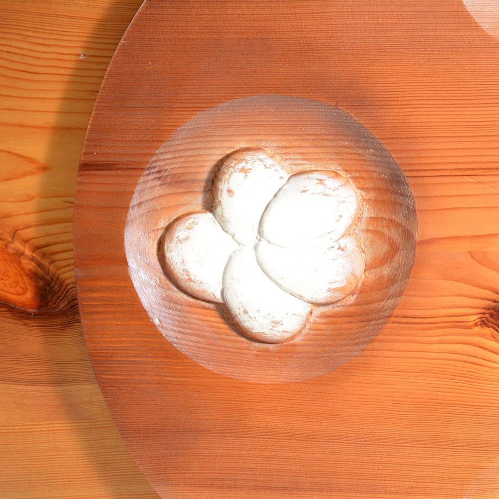 Wall sculpture Nest, golden oak, by A. Petráš, Slovakia, 1970s. - 126408