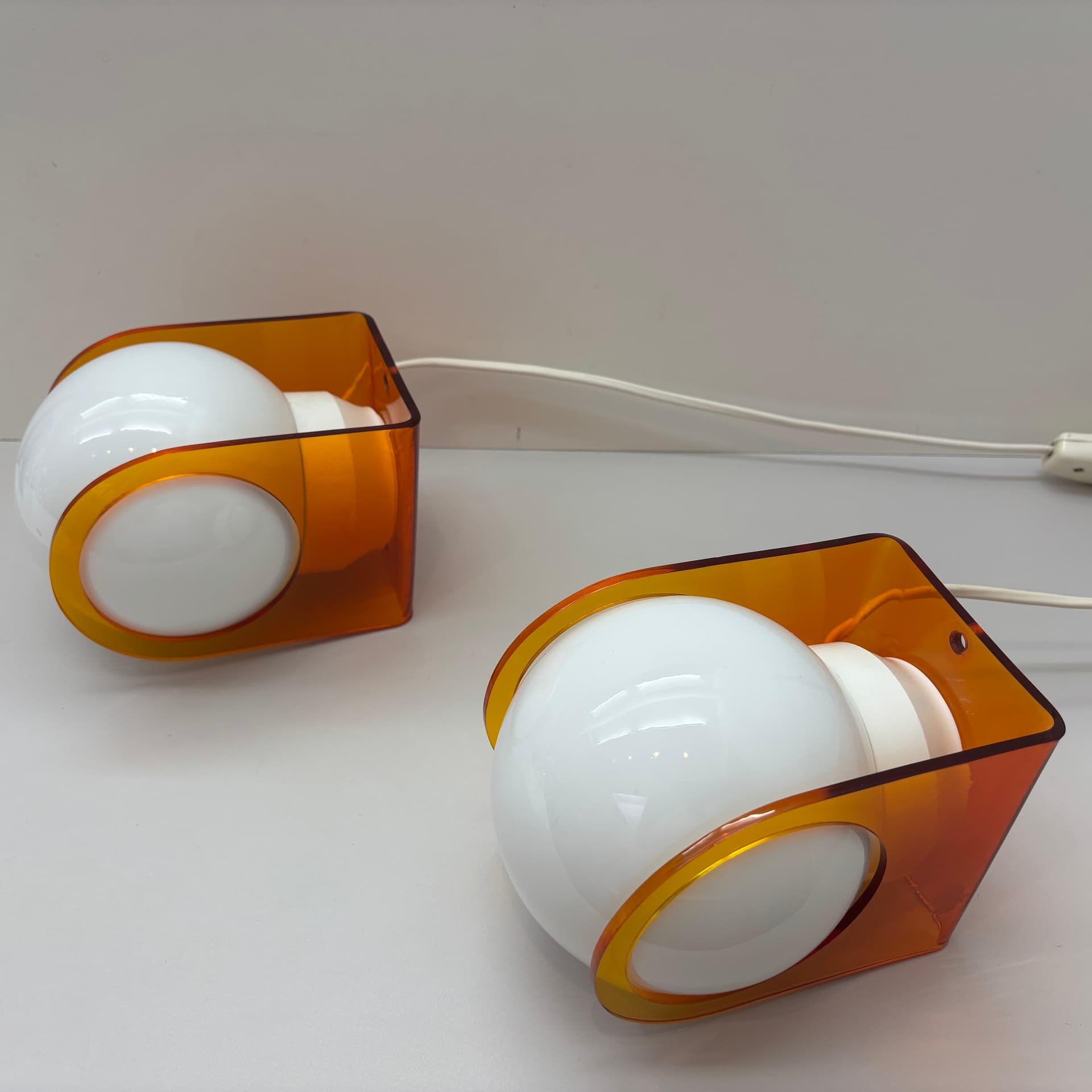 Para lampek, kinkietów w stylu Pop Art, Niemcy, lata 70. - 126431