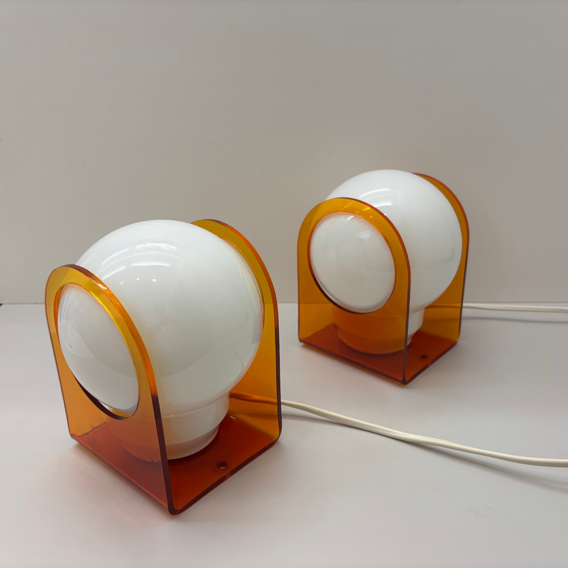 Para lampek, kinkietów w stylu Pop Art, Niemcy, lata 70. - 126430