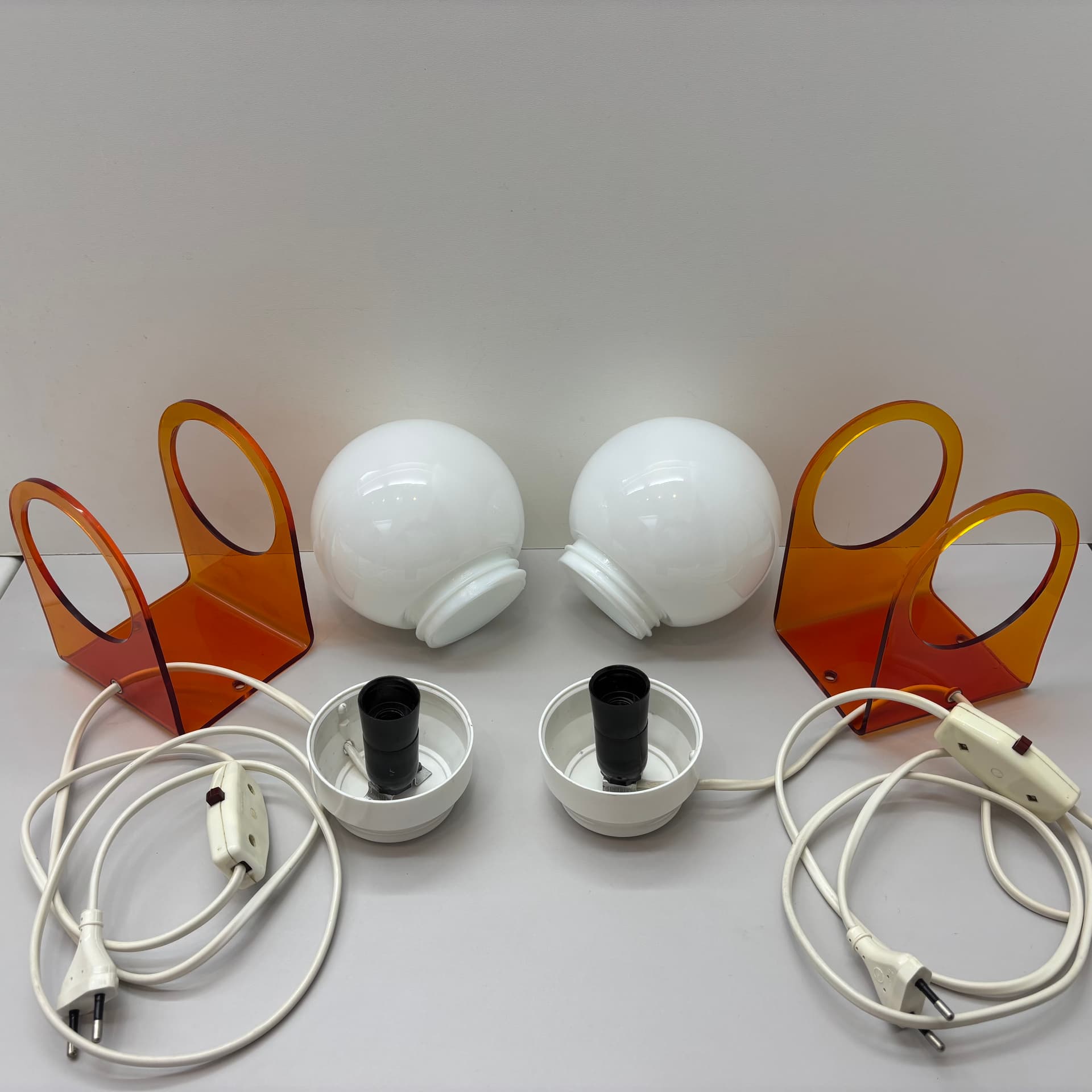 Para lampek, kinkietów w stylu Pop Art, Niemcy, lata 70. - 126441