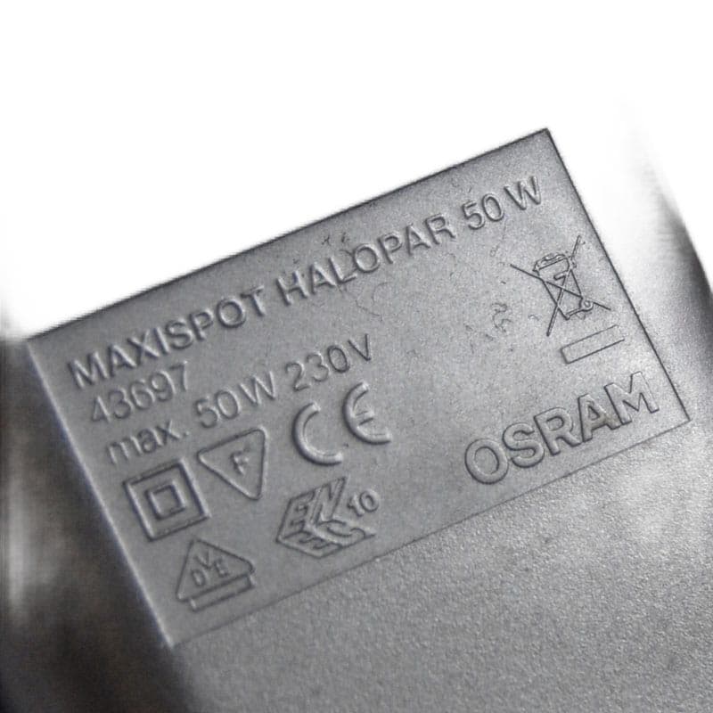 Szare lampki halogenowe Maxispot, Niemcy, lata 80/90 - 8528