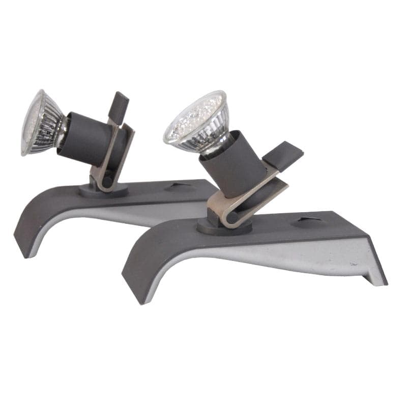 Szare lampki halogenowe Maxispot, Niemcy, lata 80/90