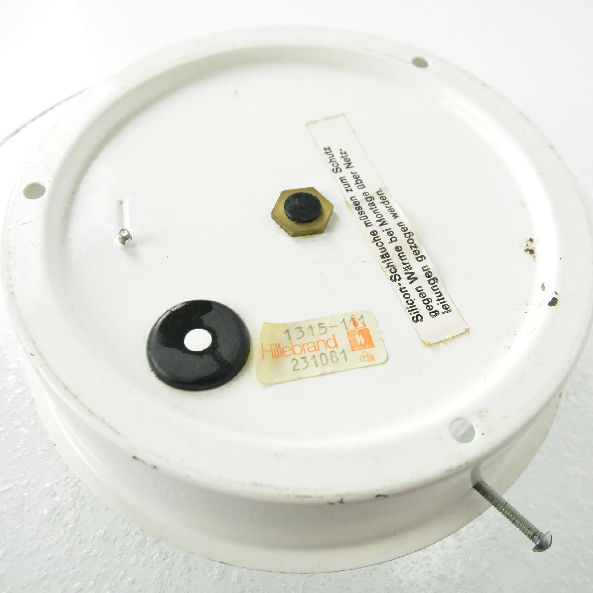 Plafon, transparentny, kryształ, chrom, Hillebrand, Niemcy, lata 70. - 128276