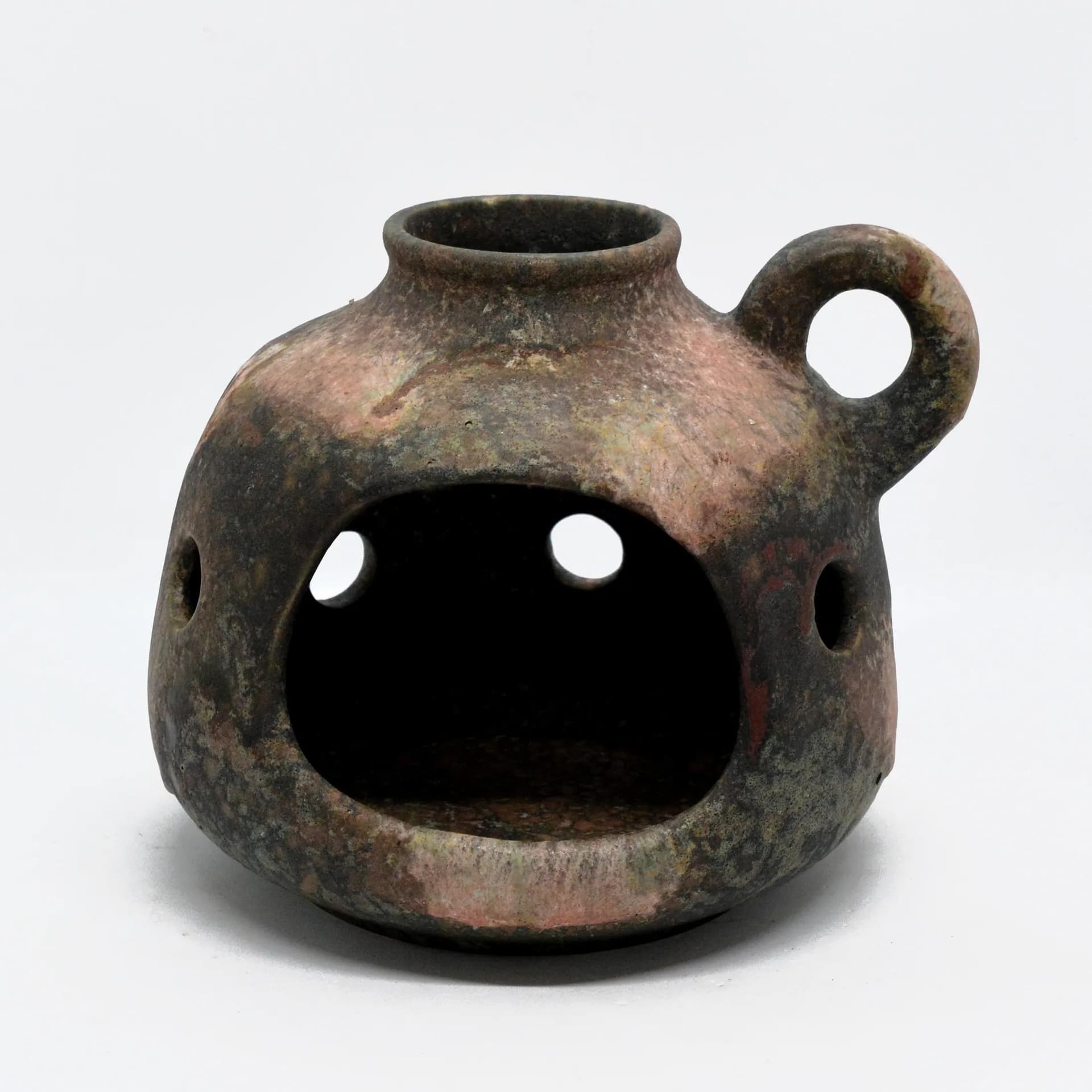 Komin na olejki Sahara, multikolor, ceramika, Ruscha Art Keramik, Niemcy, lata 70. - 128140