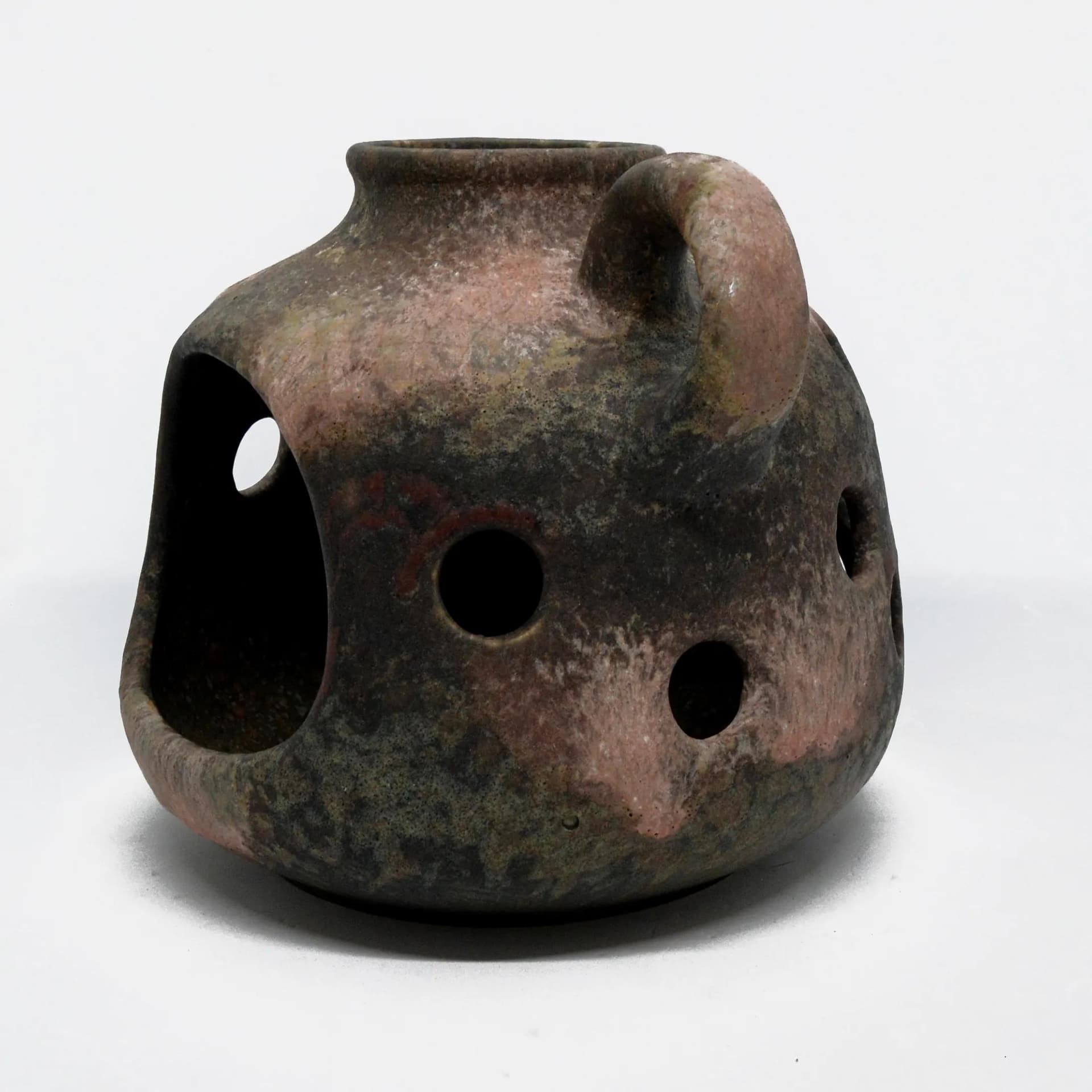 Komin na olejki Sahara, multikolor, ceramika, Ruscha Art Keramik, Niemcy, lata 70. - 128141