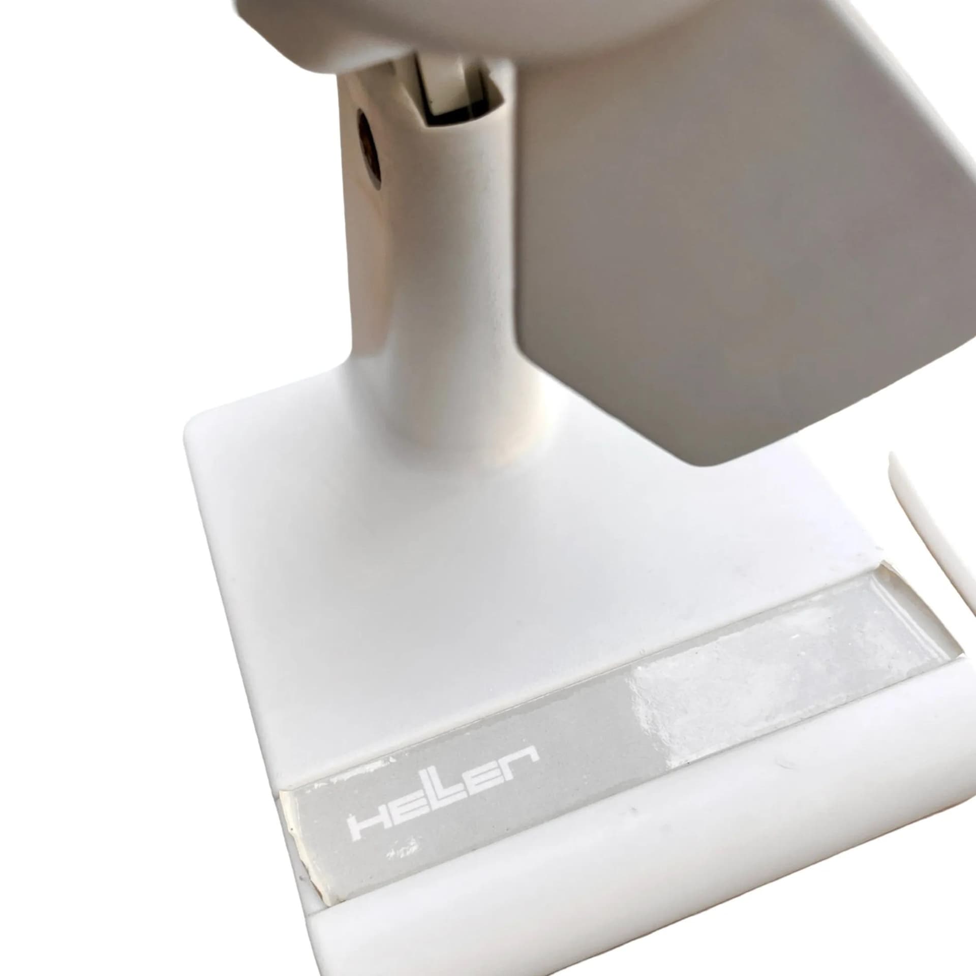 Table fan Heller TV 170, grey plastic, Italy, 1980s. - 128106