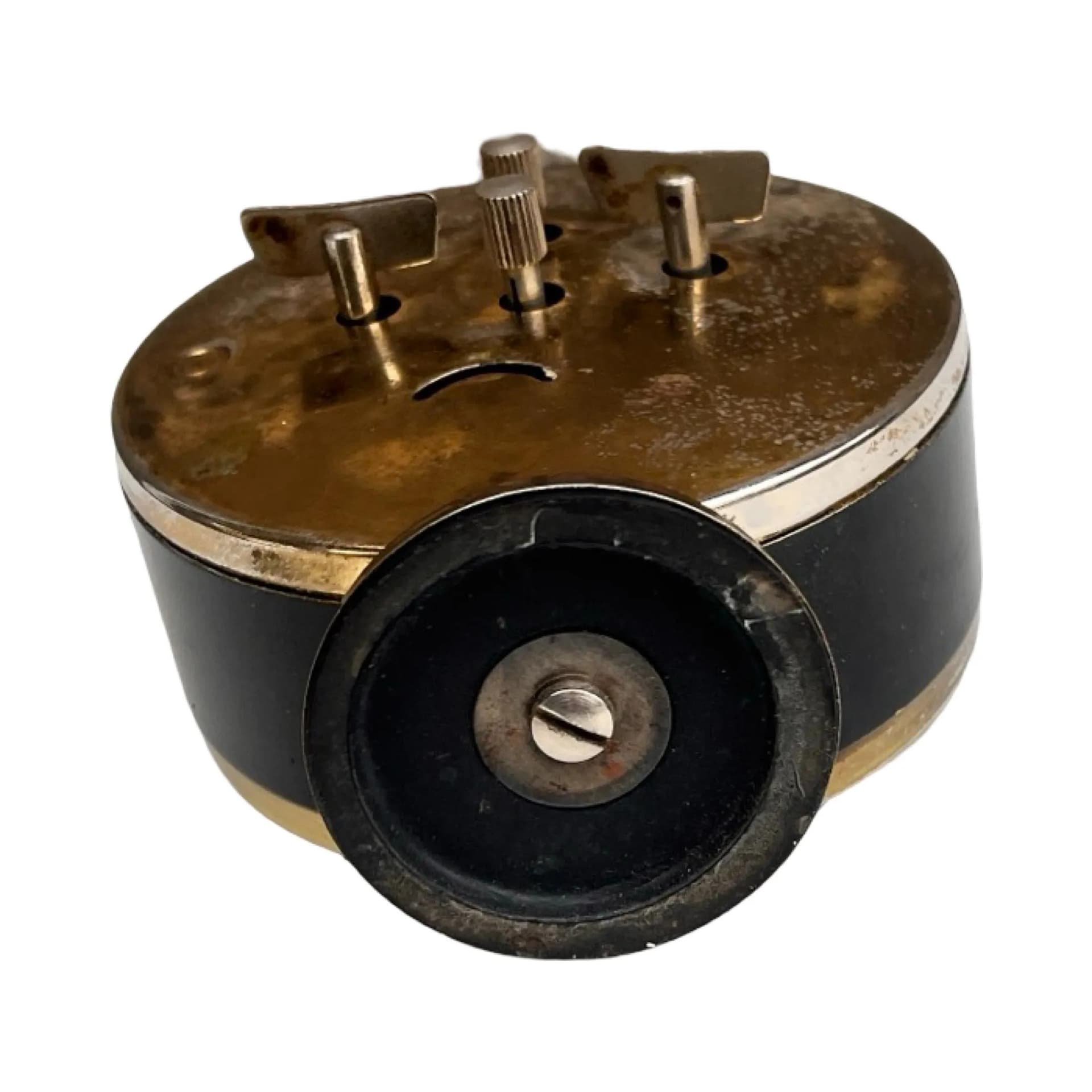 Budzik PRIM, czerwony, metal, Czechosłowacja, lata 70. - 127995