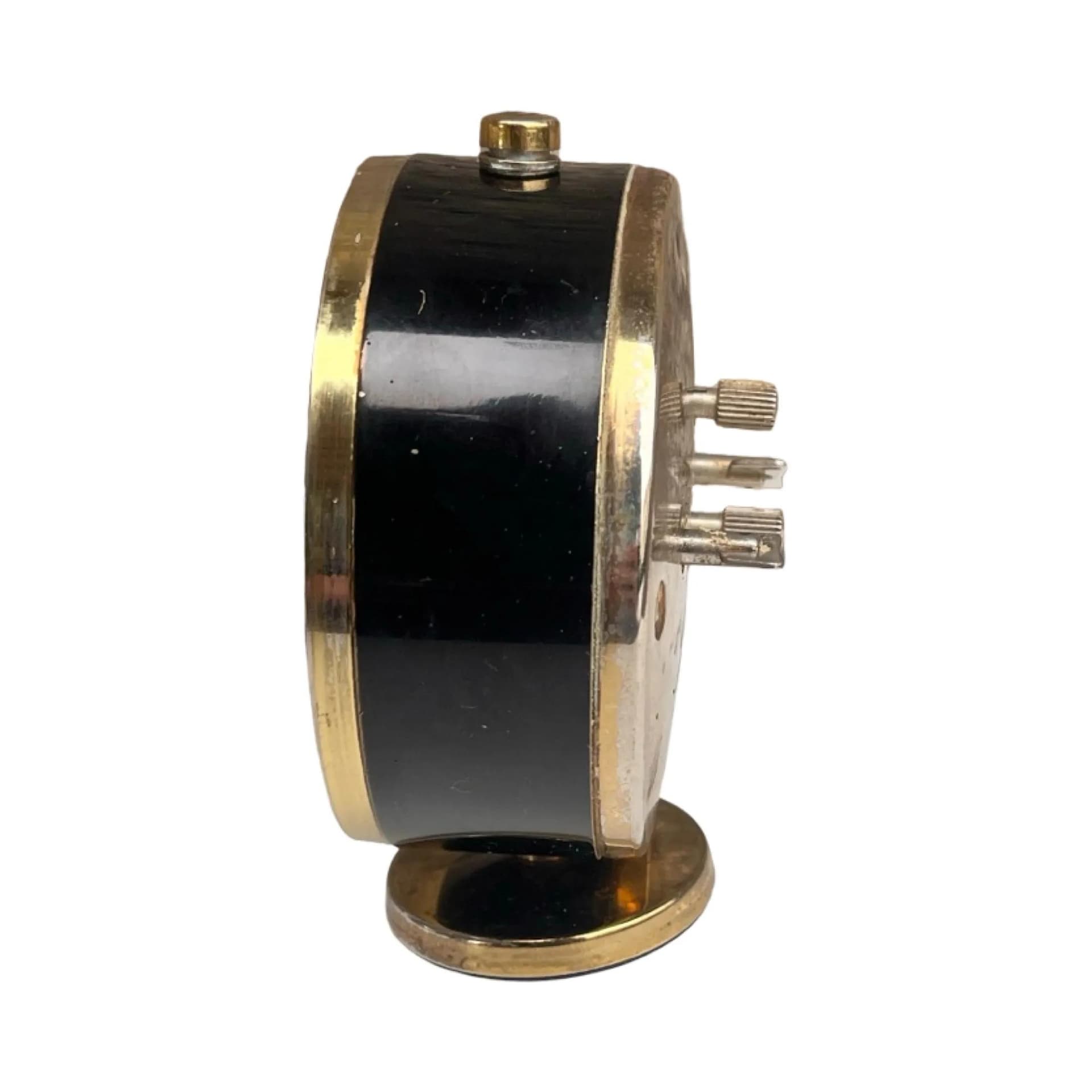 Budzik PRIM, czerwony, metal, Czechosłowacja, lata 70. - 128002