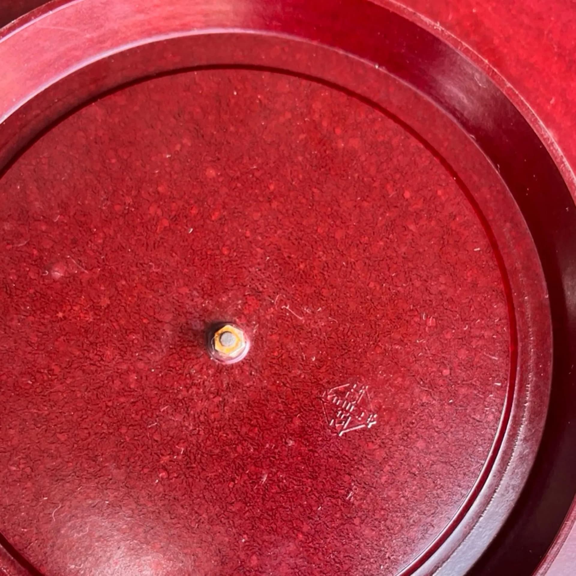 Taca obrotowa Art deco, bakelit brązowy, Kreutz, Niemcy, lata 30. - 127979