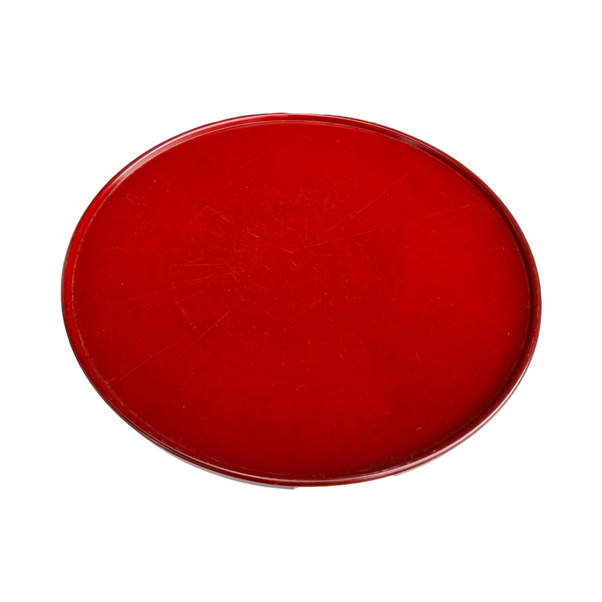 Taca obrotowa Art deco, bakelit brązowy, Kreutz, Niemcy, lata 30. - 127978