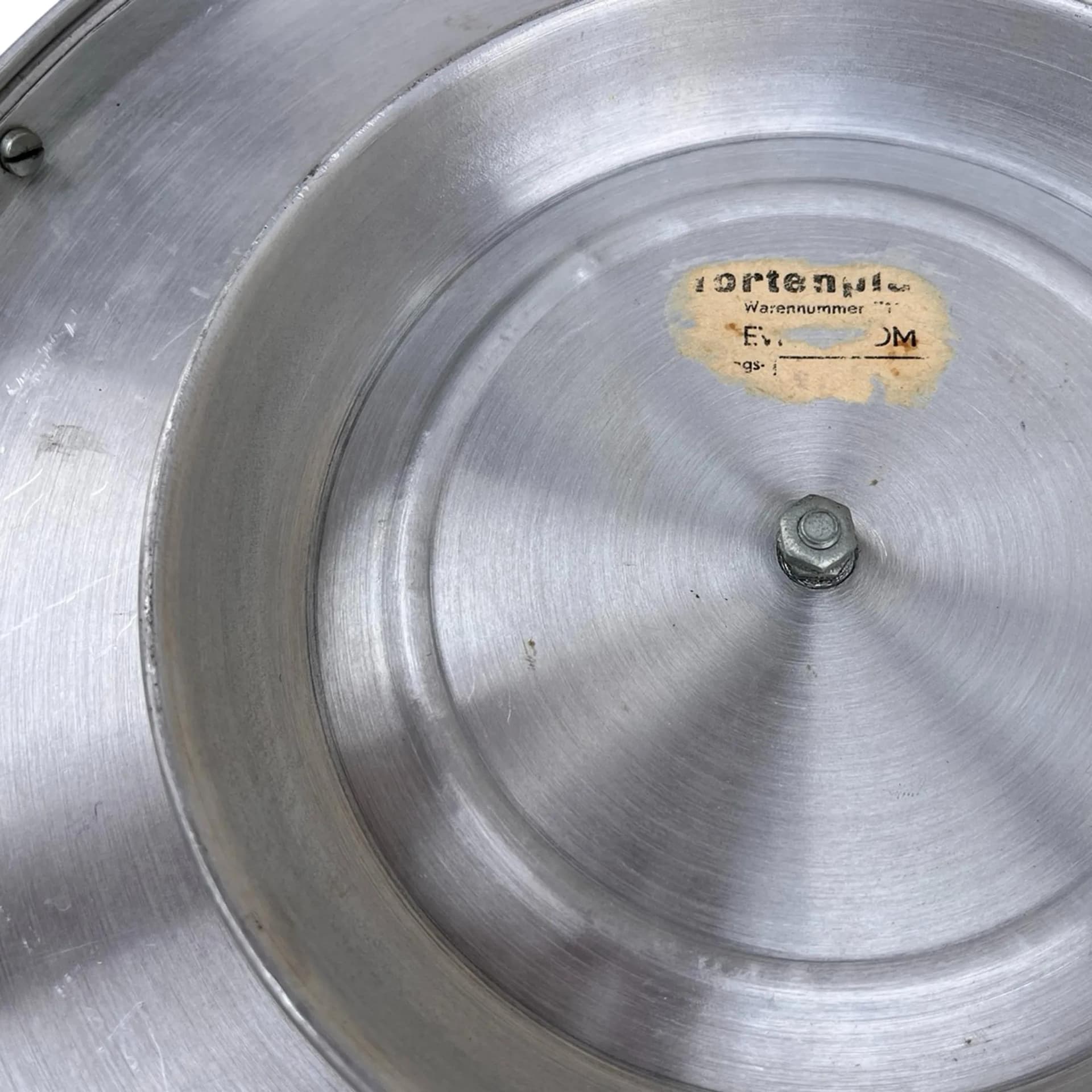 Taca obrotowa New Look, czerwony, metal szkło, Niemcy, lata 60. - 127918