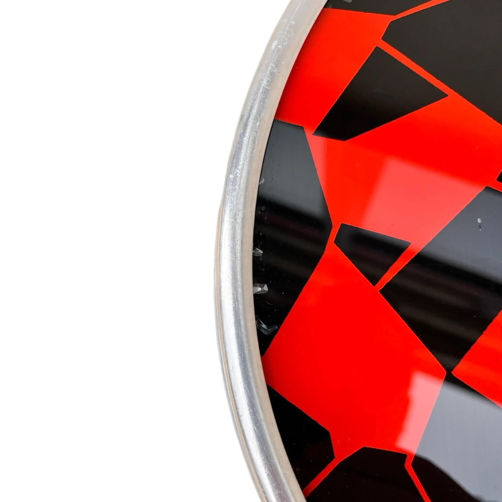 Taca obrotowa New Look, czerwony, metal szkło, Niemcy, lata 60. - 127922