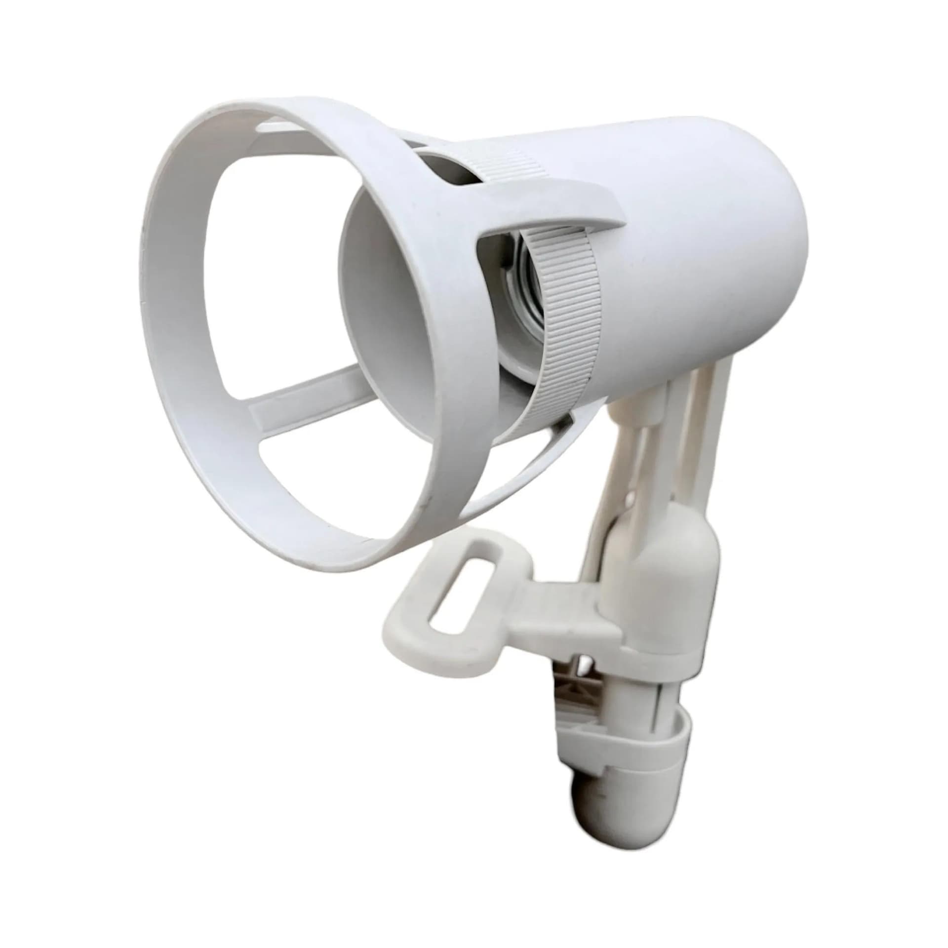 Clamp-on night lamp, ivory white plastic, Osram, Germany, 1980s. - 127870