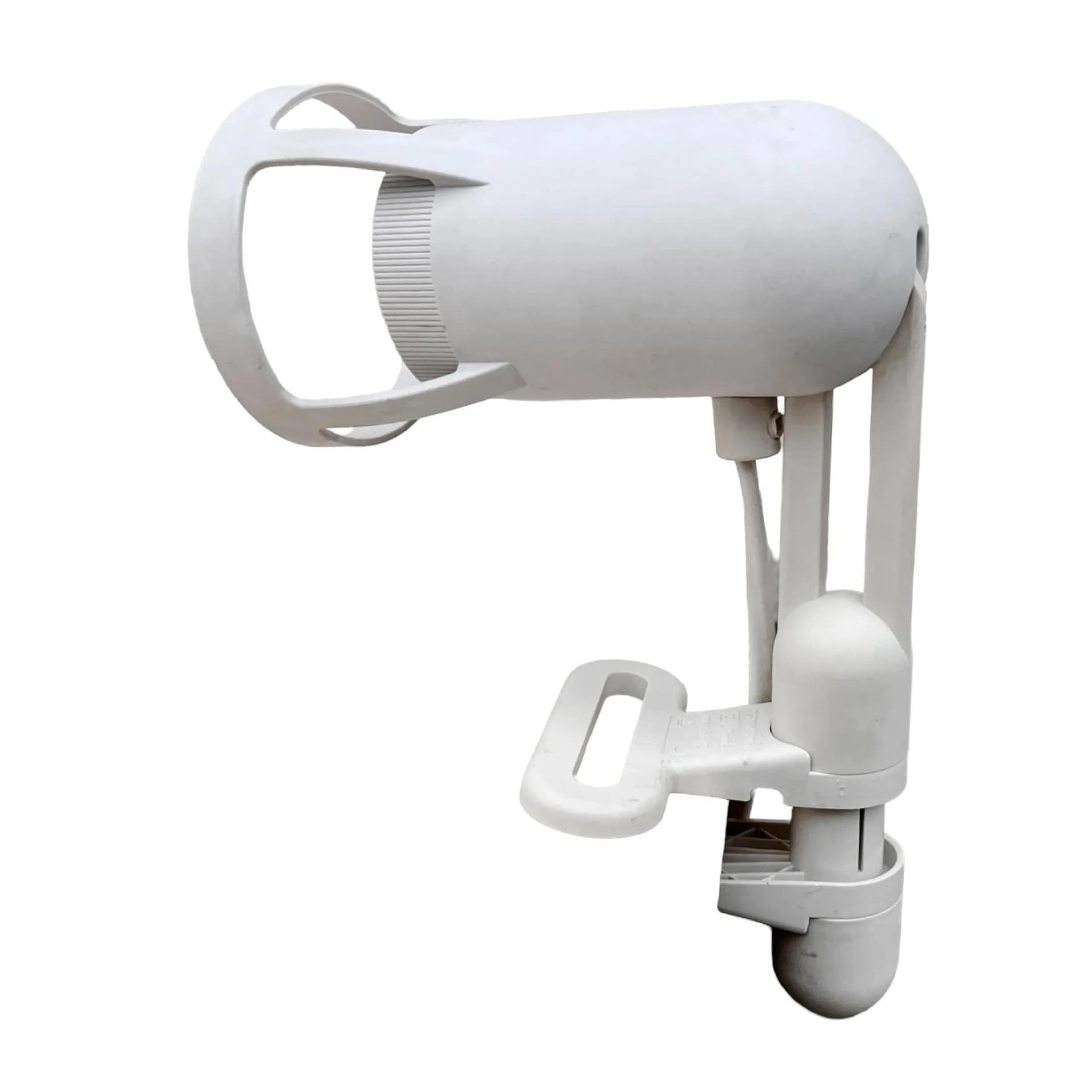 Clamp-on night lamp, ivory white plastic, Osram, Germany, 1980s. - 127871