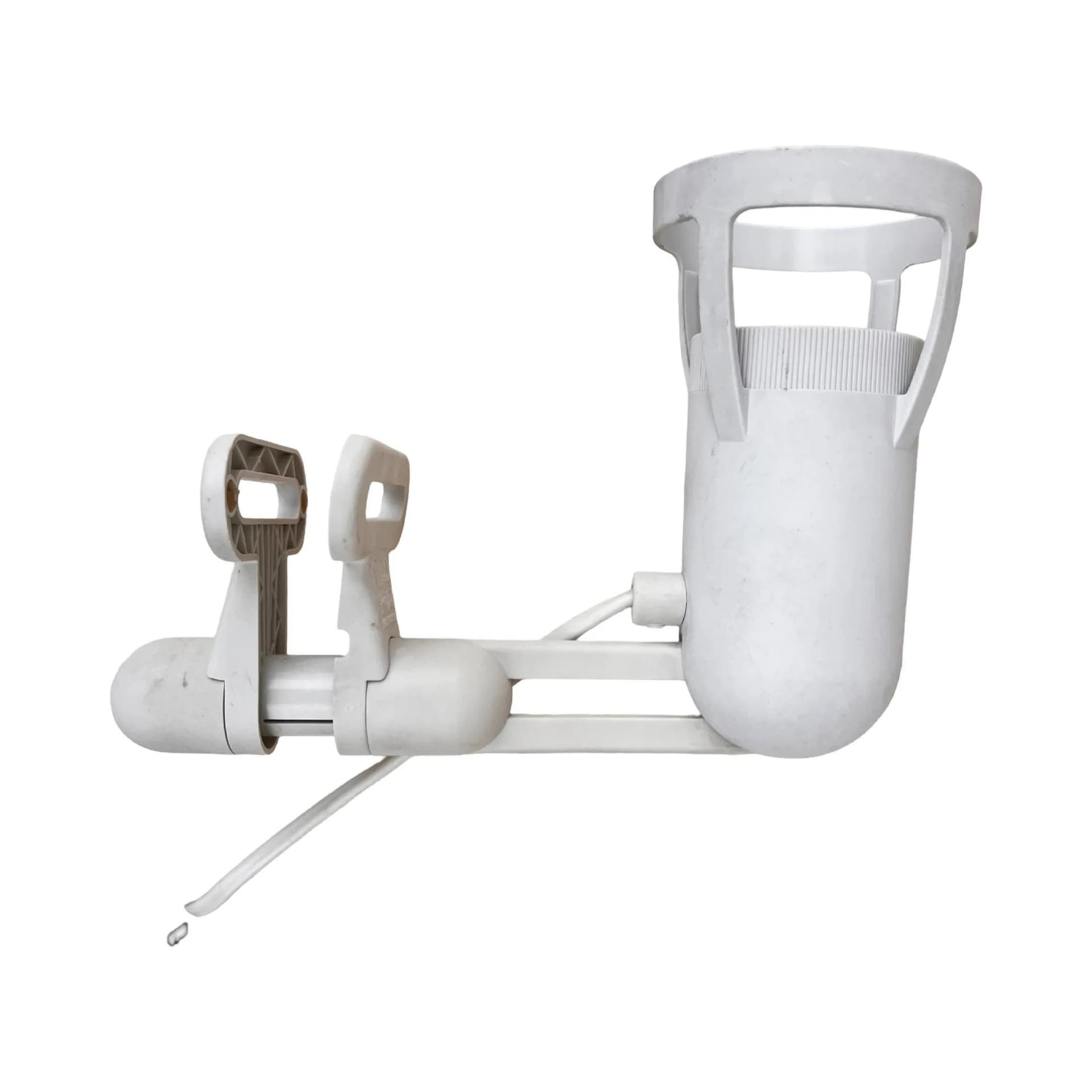 Clamp-on night lamp, ivory white plastic, Osram, Germany, 1980s. - 127868