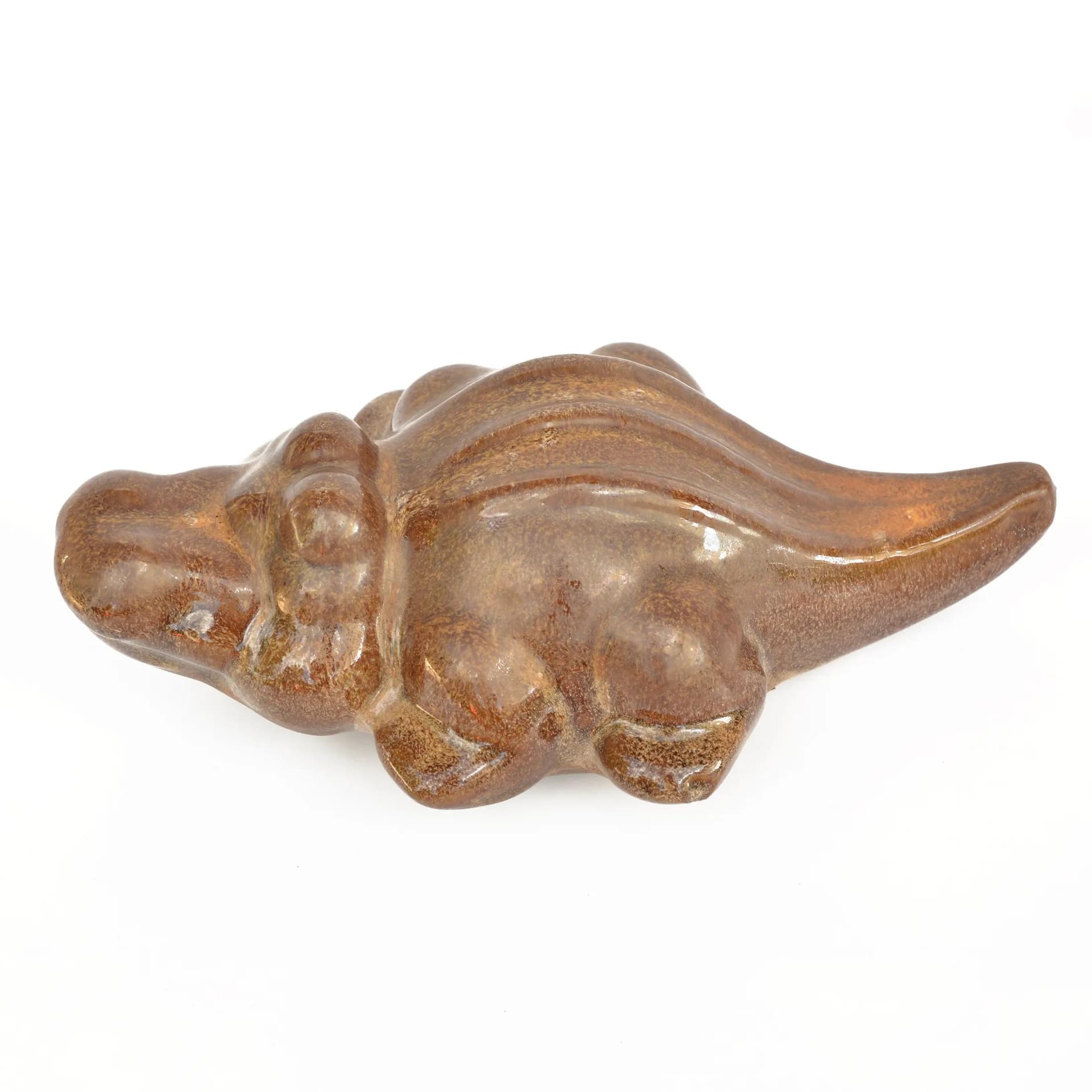 Figurka krokodyla, brązowy, kamionka, Midiphibies, Niemcy, lata 80. - 127782