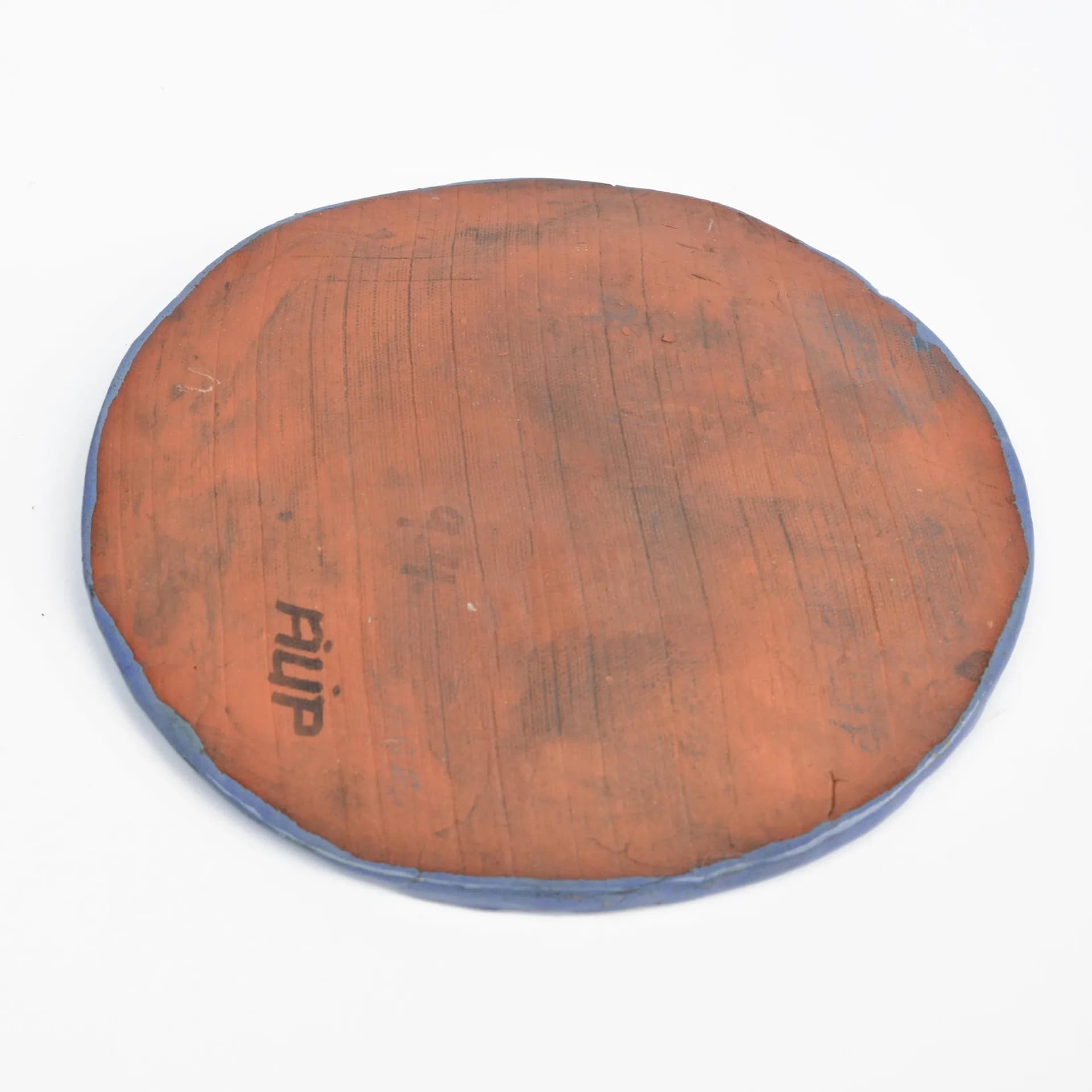 Plate-Dish, brown white ceramic, Czech Republic, 1990s. - 127764