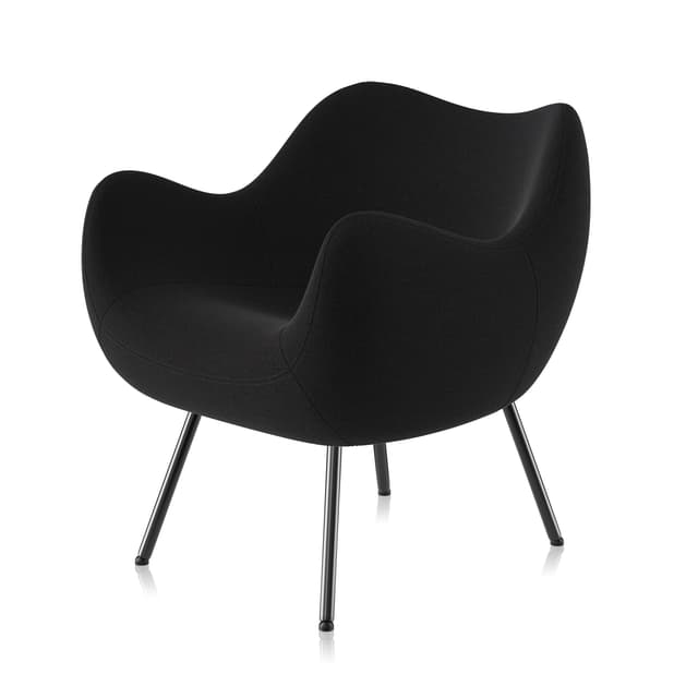 Fotel RM58 Soft Fame czarny, proj. R. Modzelewski, VZÓR - WYMIARY