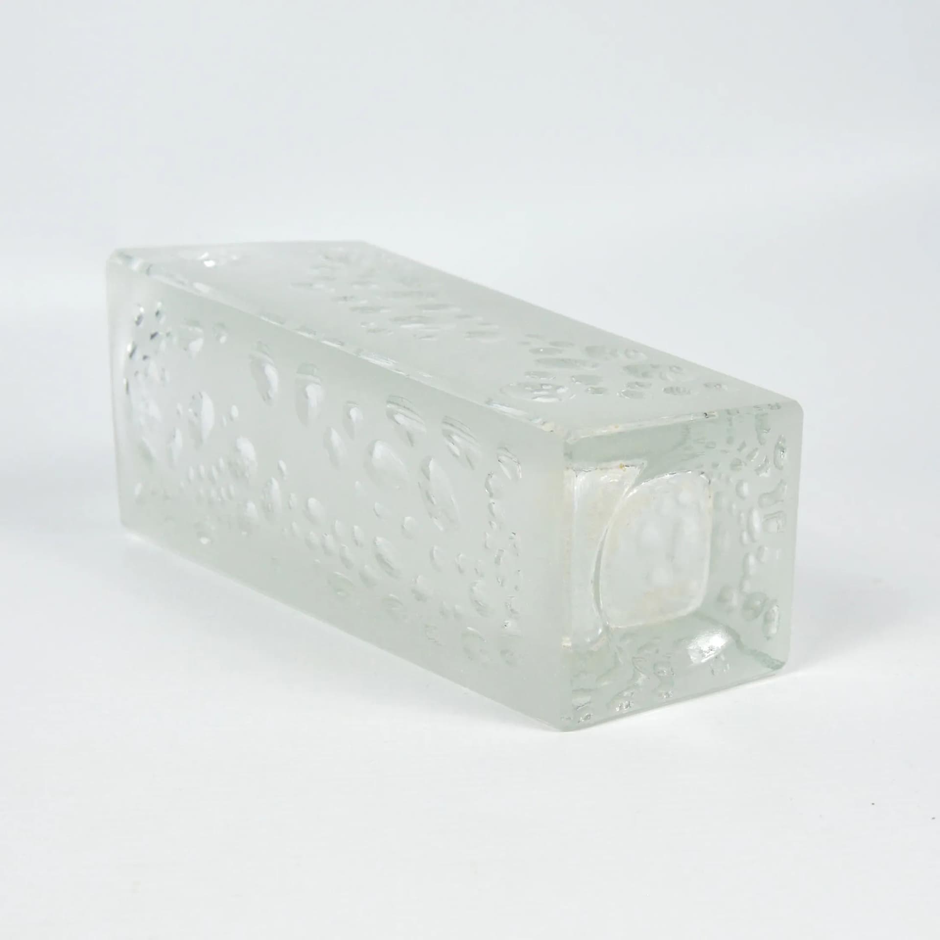 Wazon H23-200, przezroczysty, szkło, HSG Hortensja, Polska, lata 70. - 127730