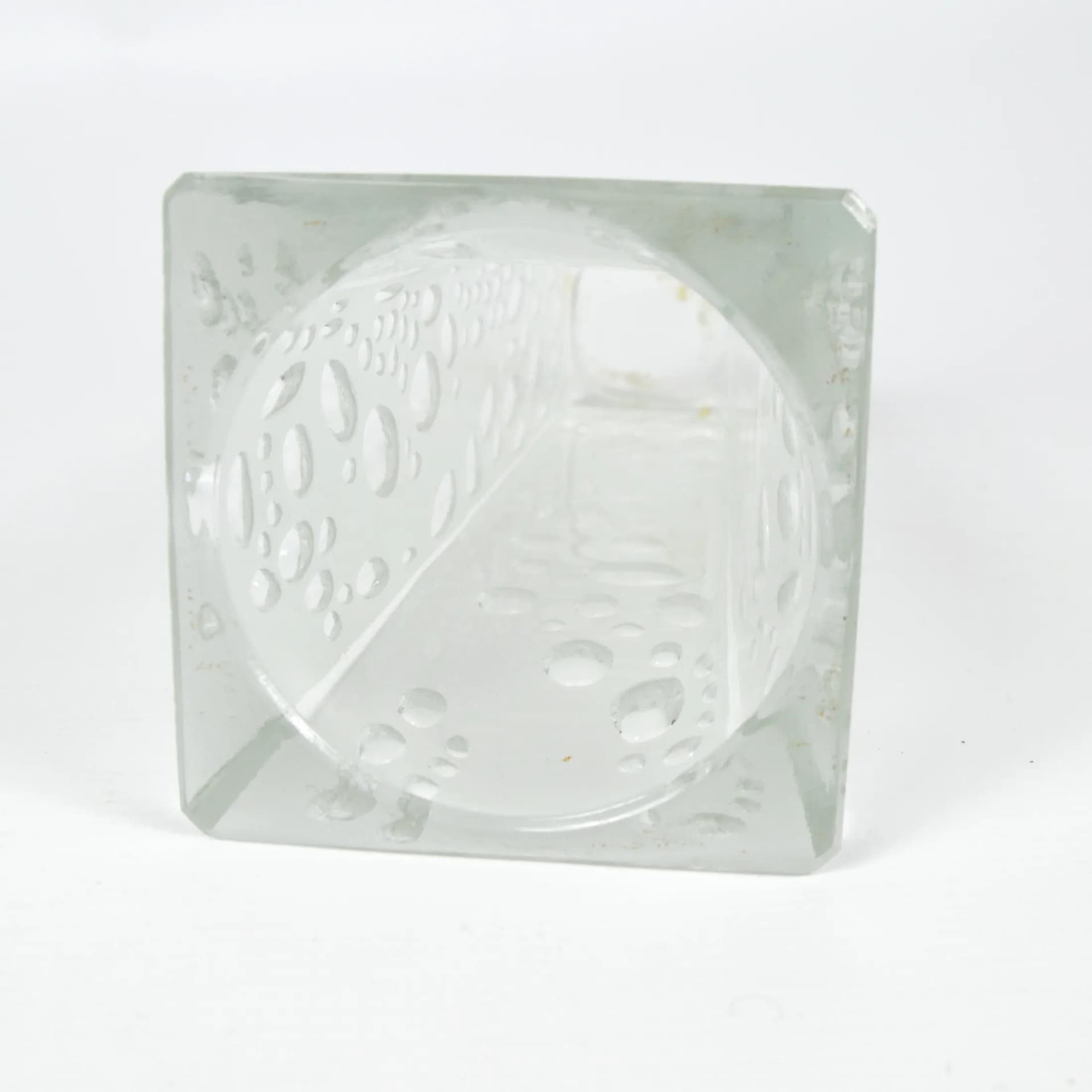 Wazon H23-200, przezroczysty, szkło, HSG Hortensja, Polska, lata 70. - 127728